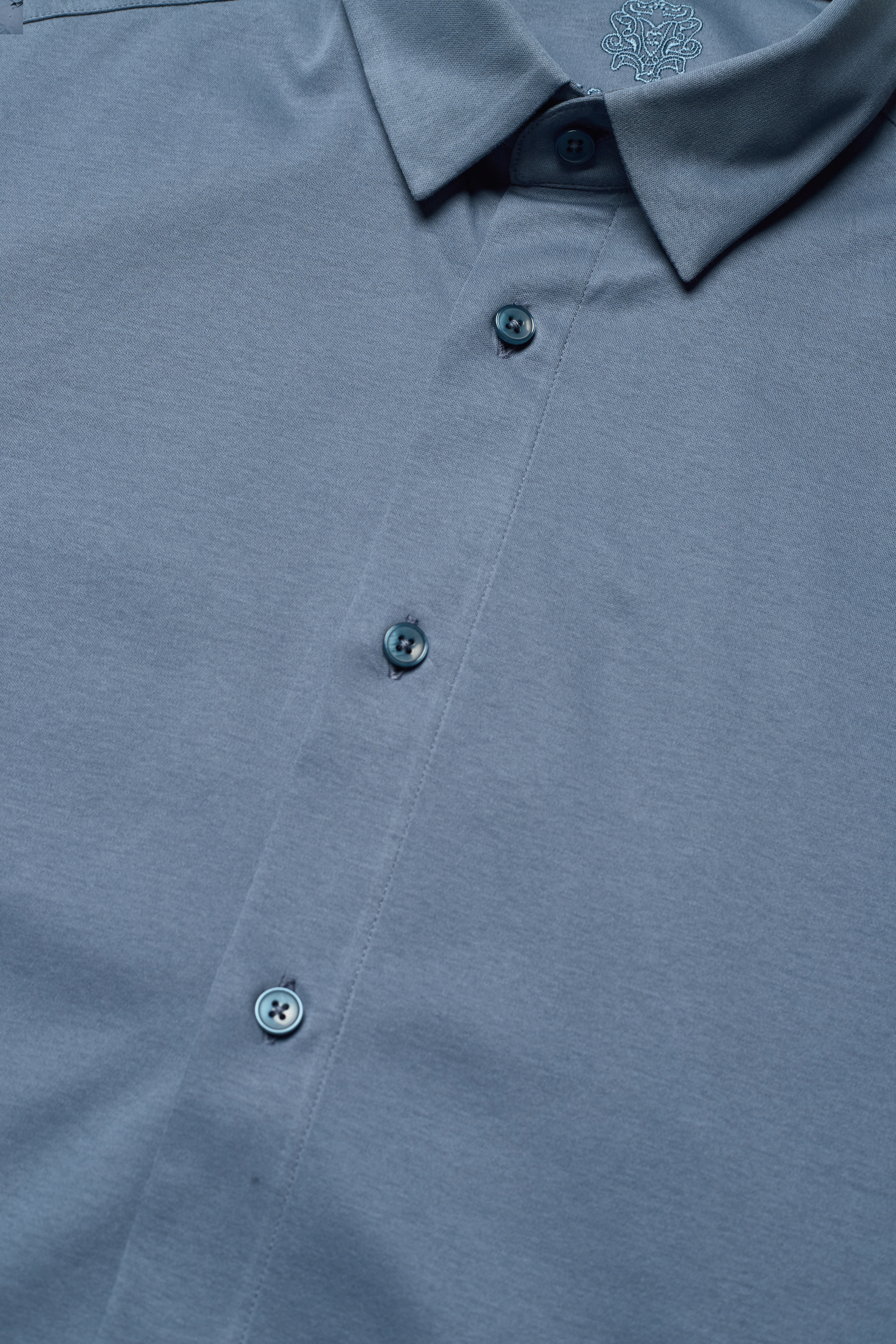 Mos Mosh Gallery - MMGMarco Jersey Shirt - casual skjorter - bering sea - 5