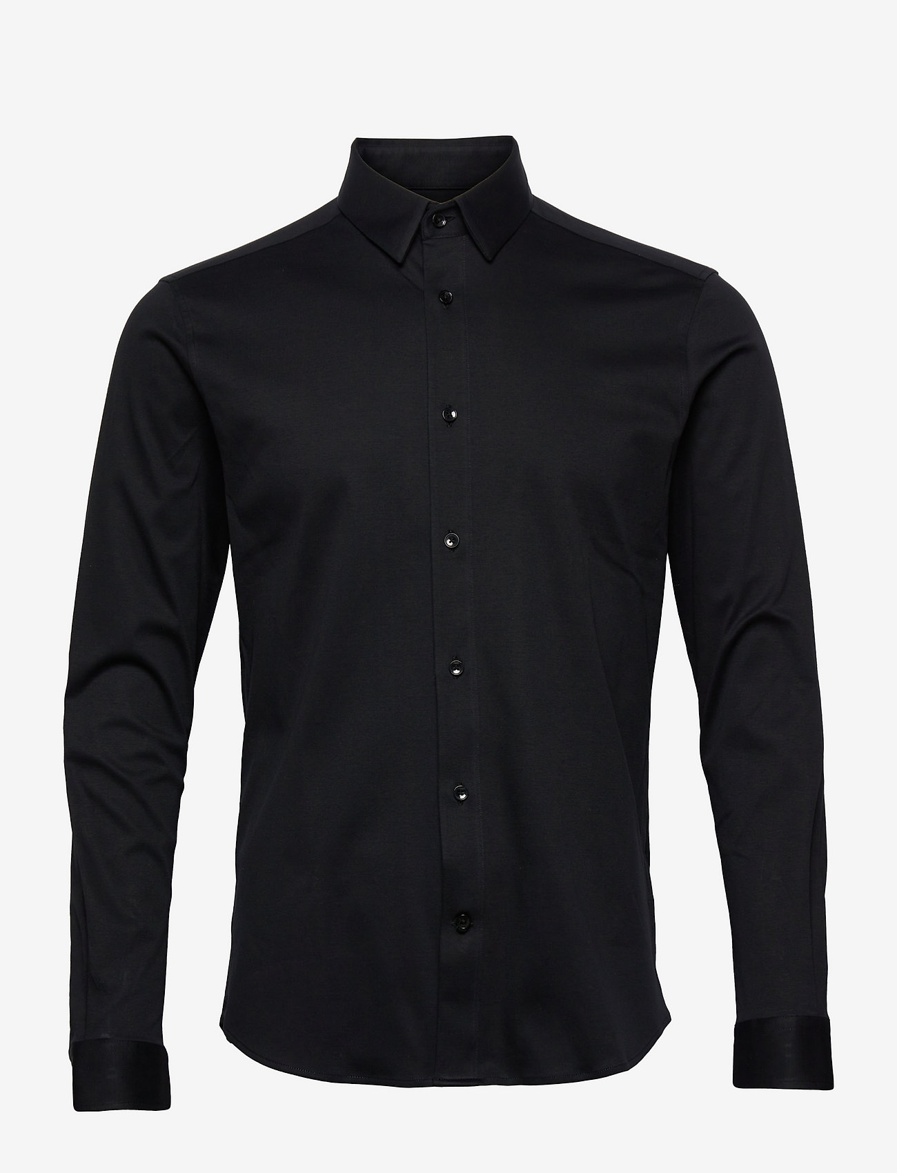 Mos Mosh Gallery - Marco Crunch Jersey Shirt - casual hemden - black - 1