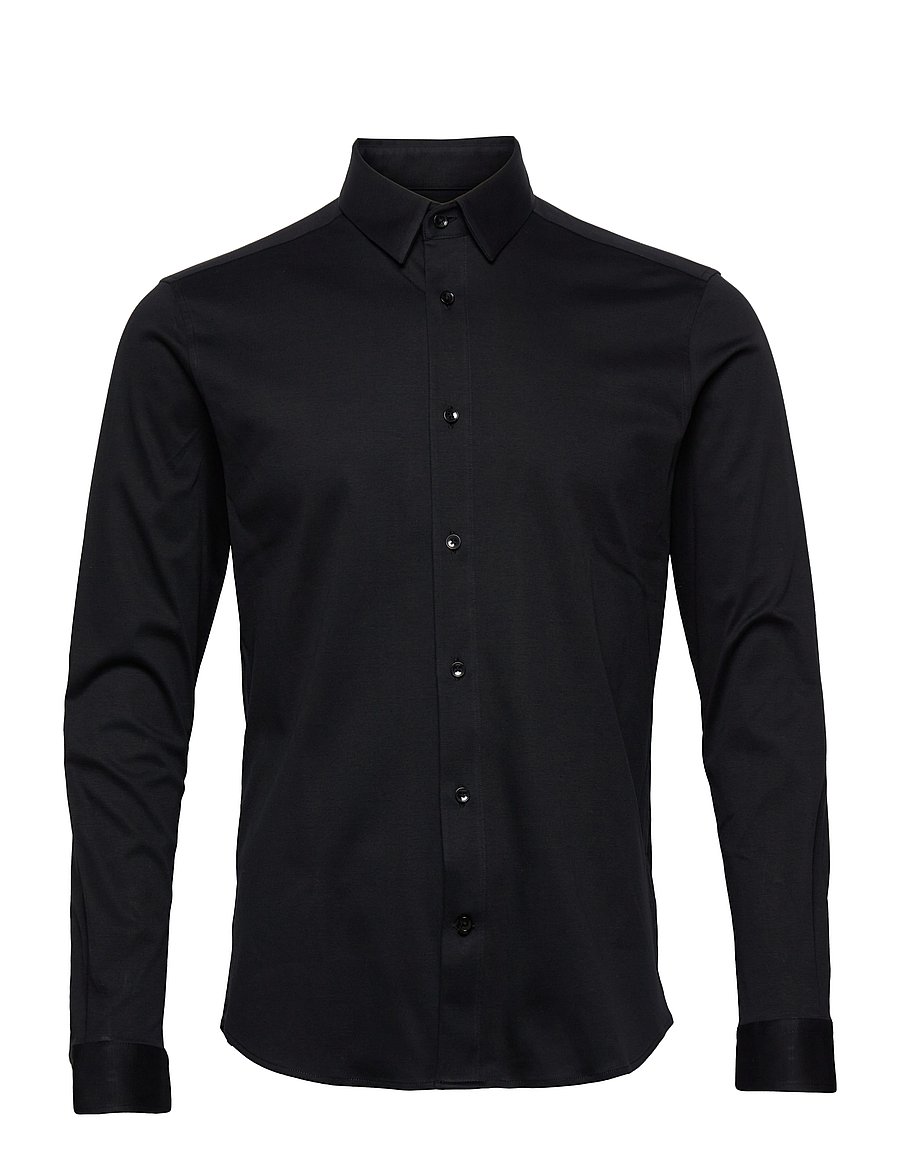 Mos Mosh Gallery - MMGMarco Jersey Shirt - casual hemden - black - 1