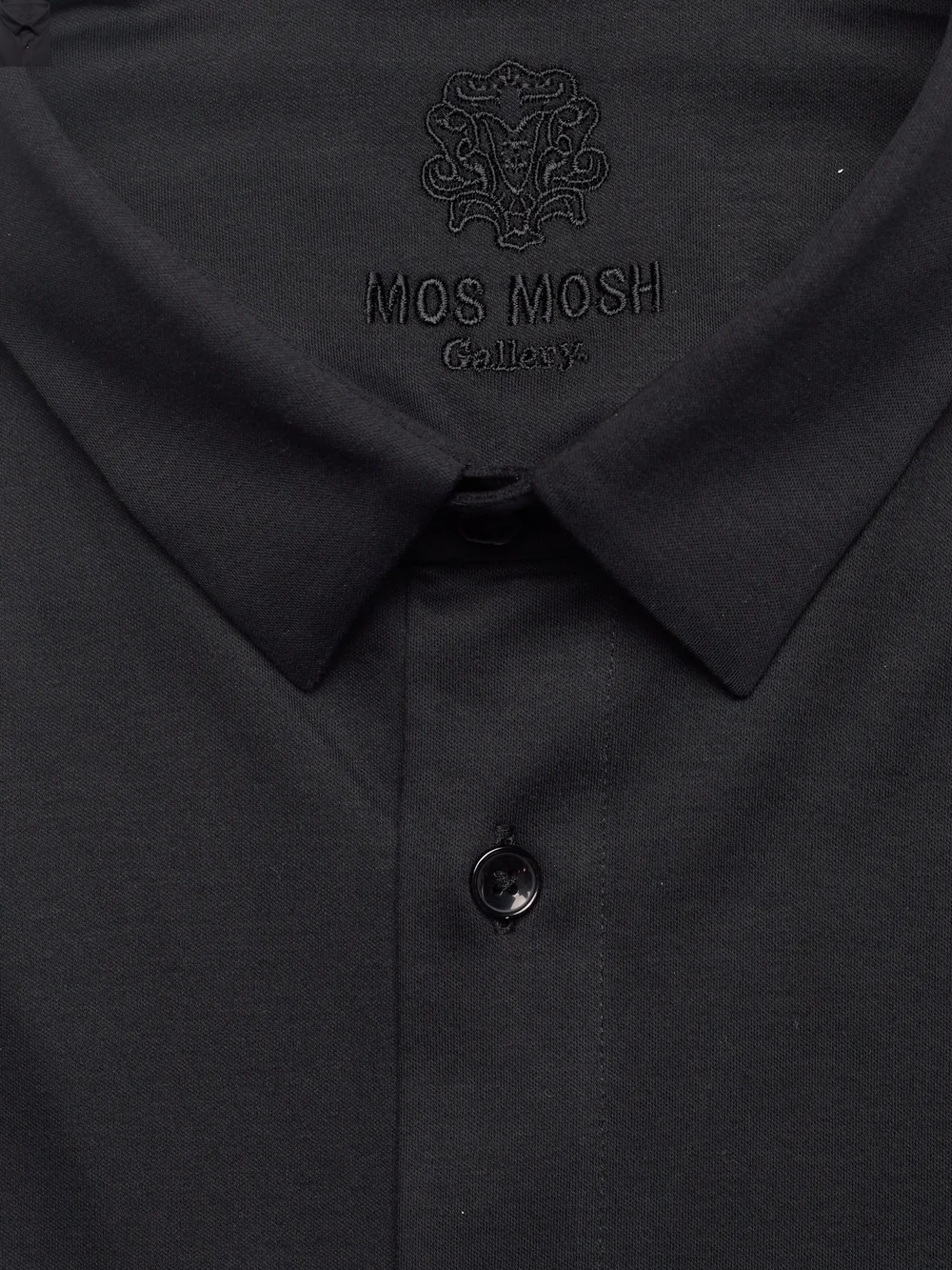 Mos Mosh Gallery - Marco Crunch Jersey Shirt - casual skjorter - black - 3