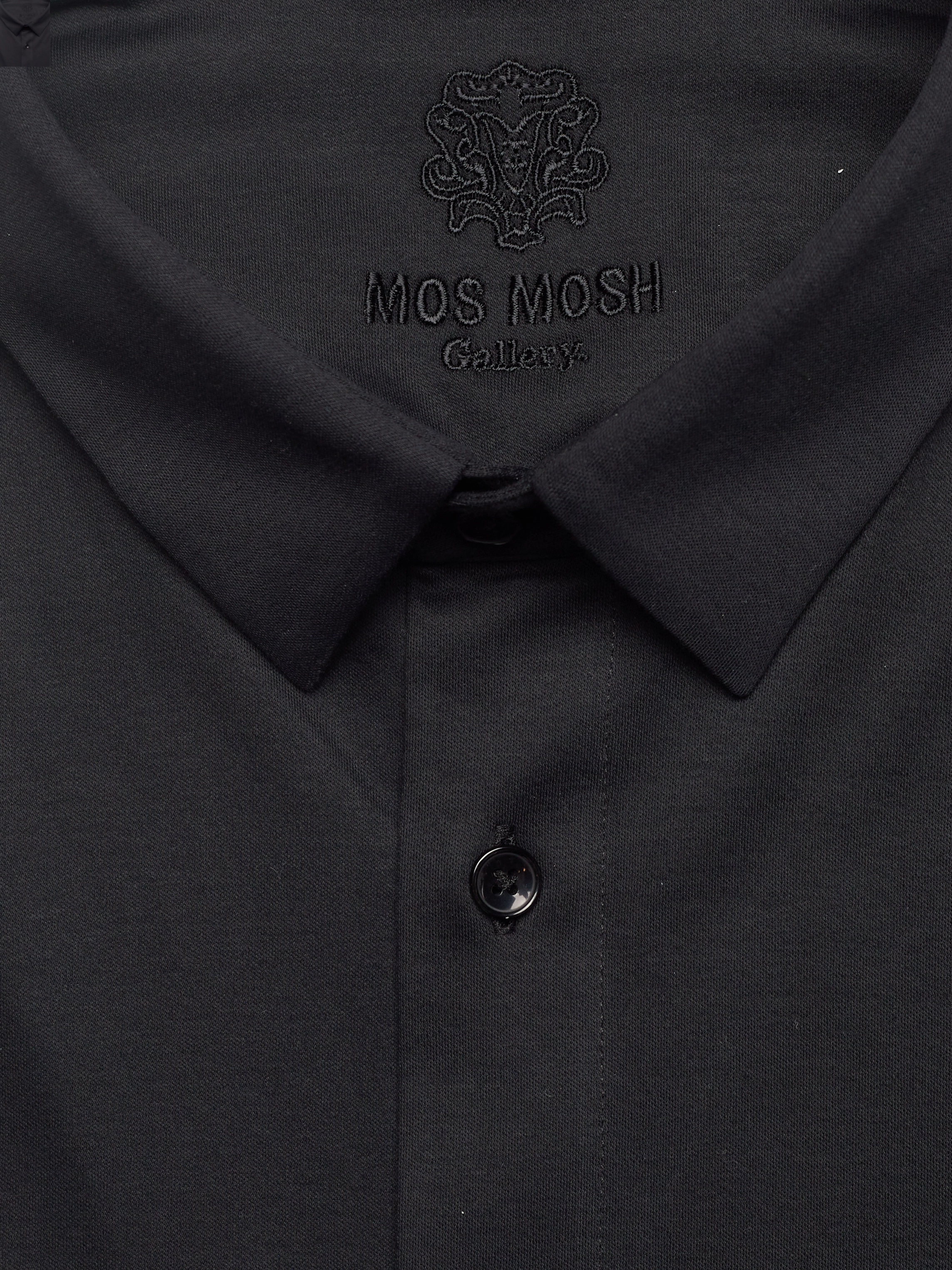 Mos Mosh Gallery - MMGMarco Jersey Shirt - casual hemden - black - 3