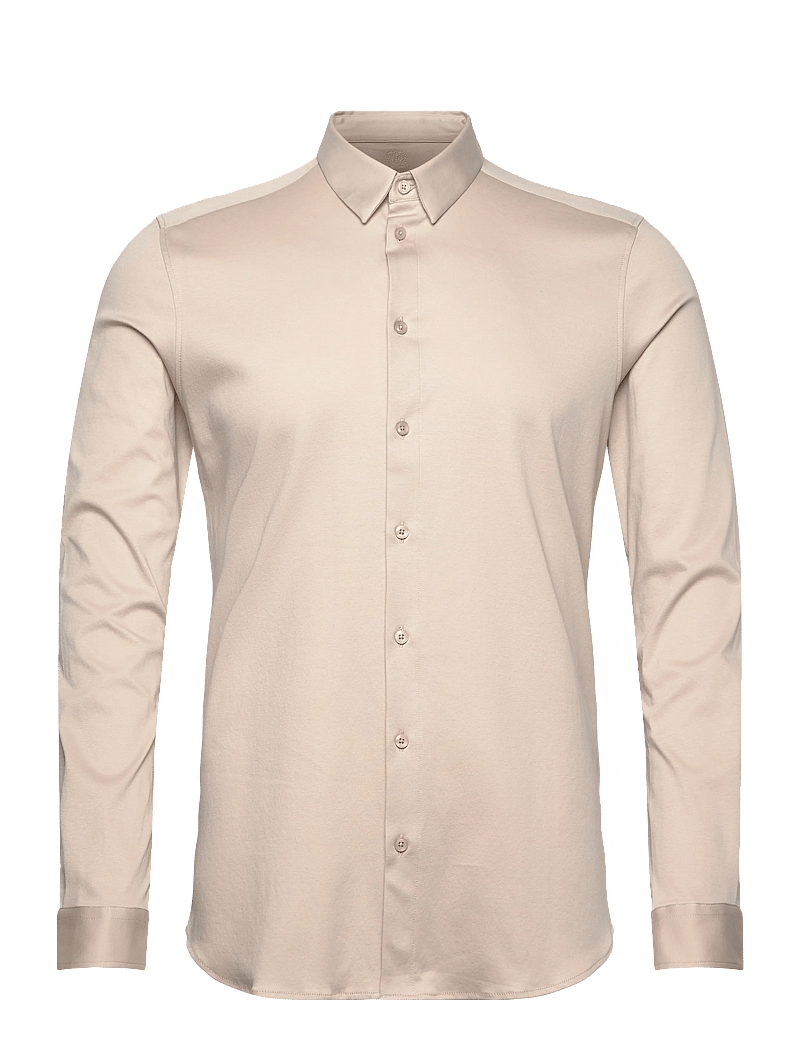 Mos Mosh Gallery - Marco Crunch Jersey Shirt - casual hemden - chateau gray - 0