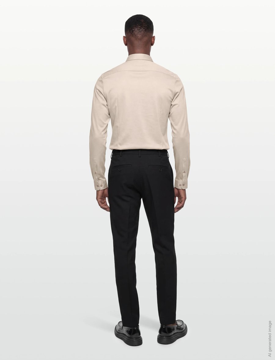 Mos Mosh Gallery - MMGMarco Jersey Shirt - casual hemden - chateau gray - 4