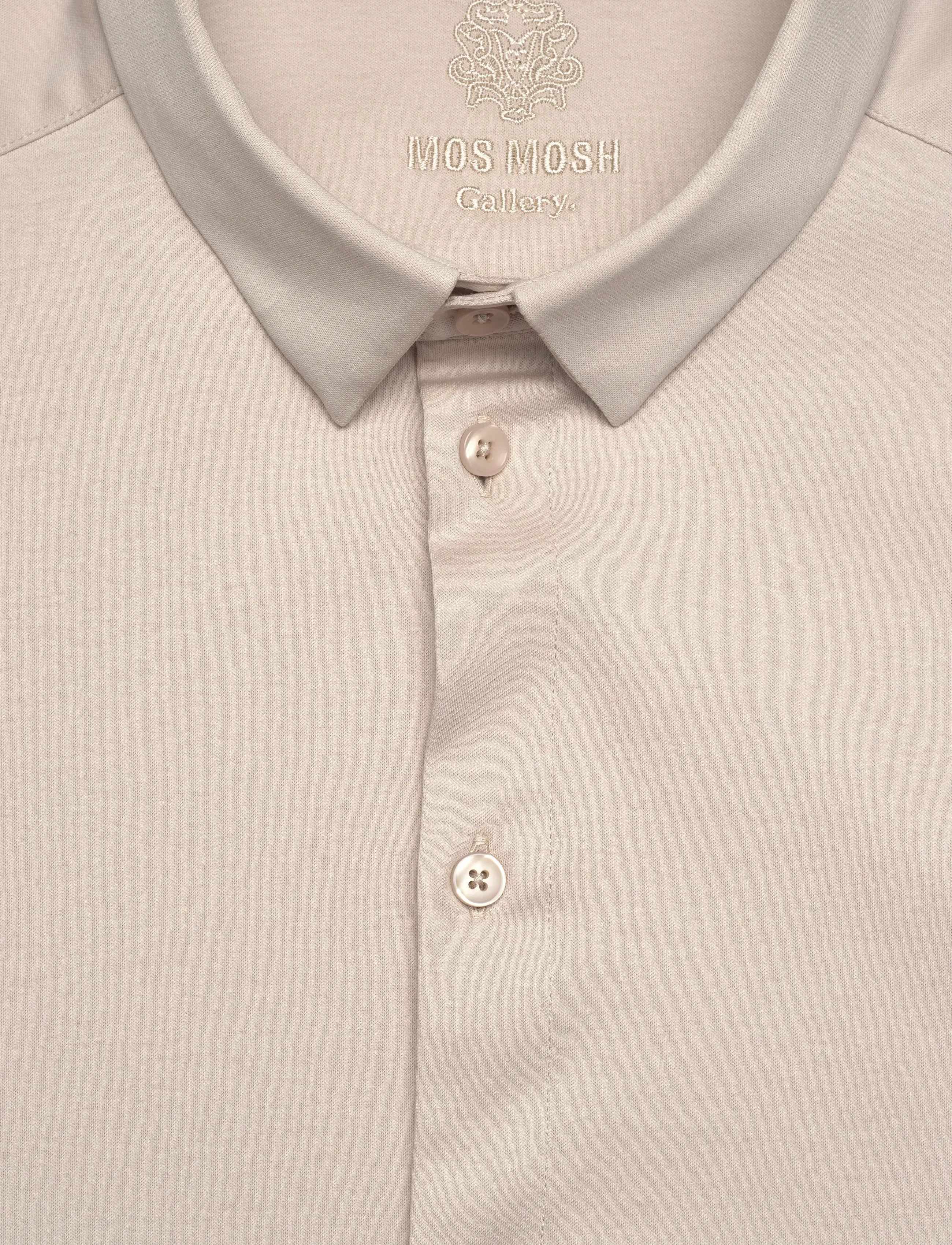 Mos Mosh Gallery - MMGMarco Jersey Shirt - casual hemden - chateau gray - 5