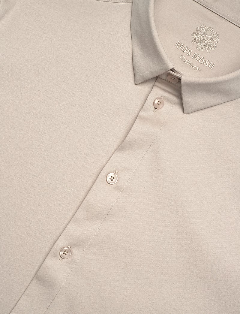 Mos Mosh Gallery - Marco Crunch Jersey Shirt - casual hemden - chateau gray - 3