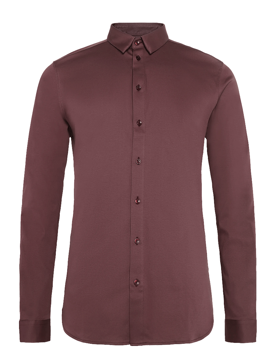 Mos Mosh Gallery - MMGMarco Jersey Shirt - vabaajasärgid - huckleberry - 0