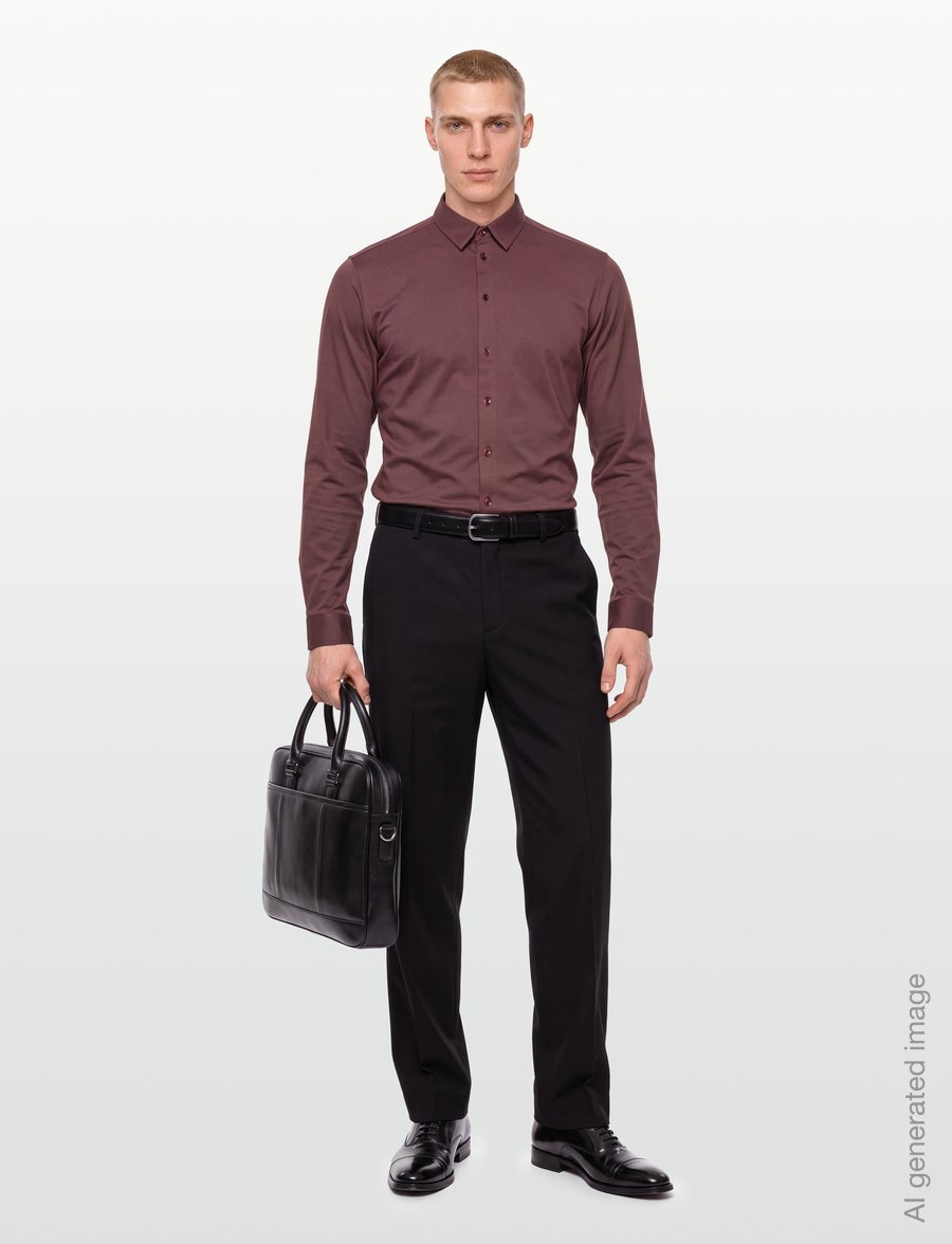 Mos Mosh Gallery - MMGMarco Jersey Shirt - laisvalaikio marškiniai - huckleberry - 0