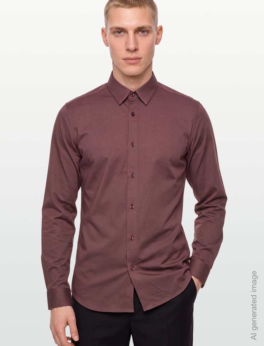 Mos Mosh Gallery - MMGMarco Jersey Shirt - laisvalaikio marškiniai - huckleberry - 3