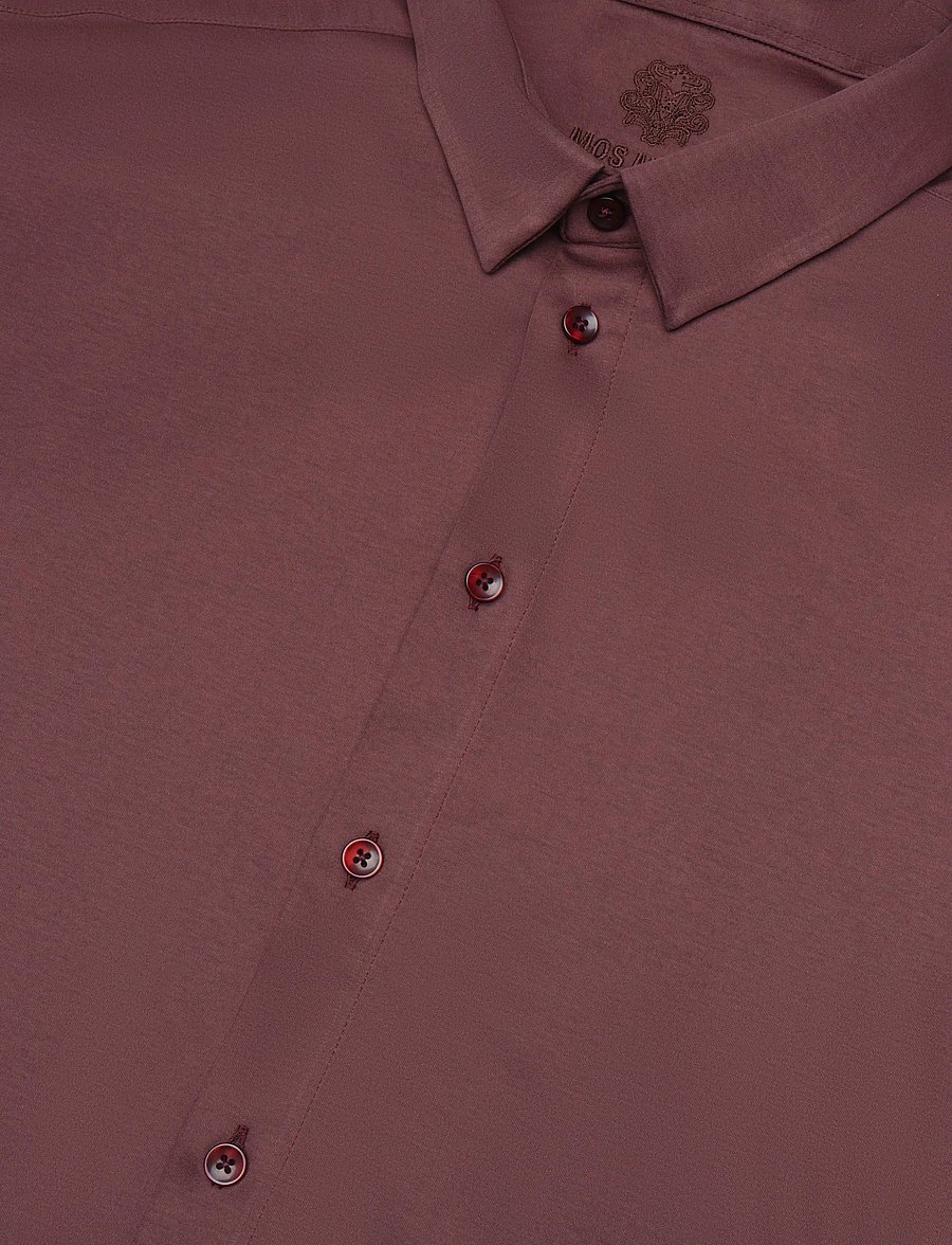 Mos Mosh Gallery - MMGMarco Jersey Shirt - vabaajasärgid - huckleberry - 2