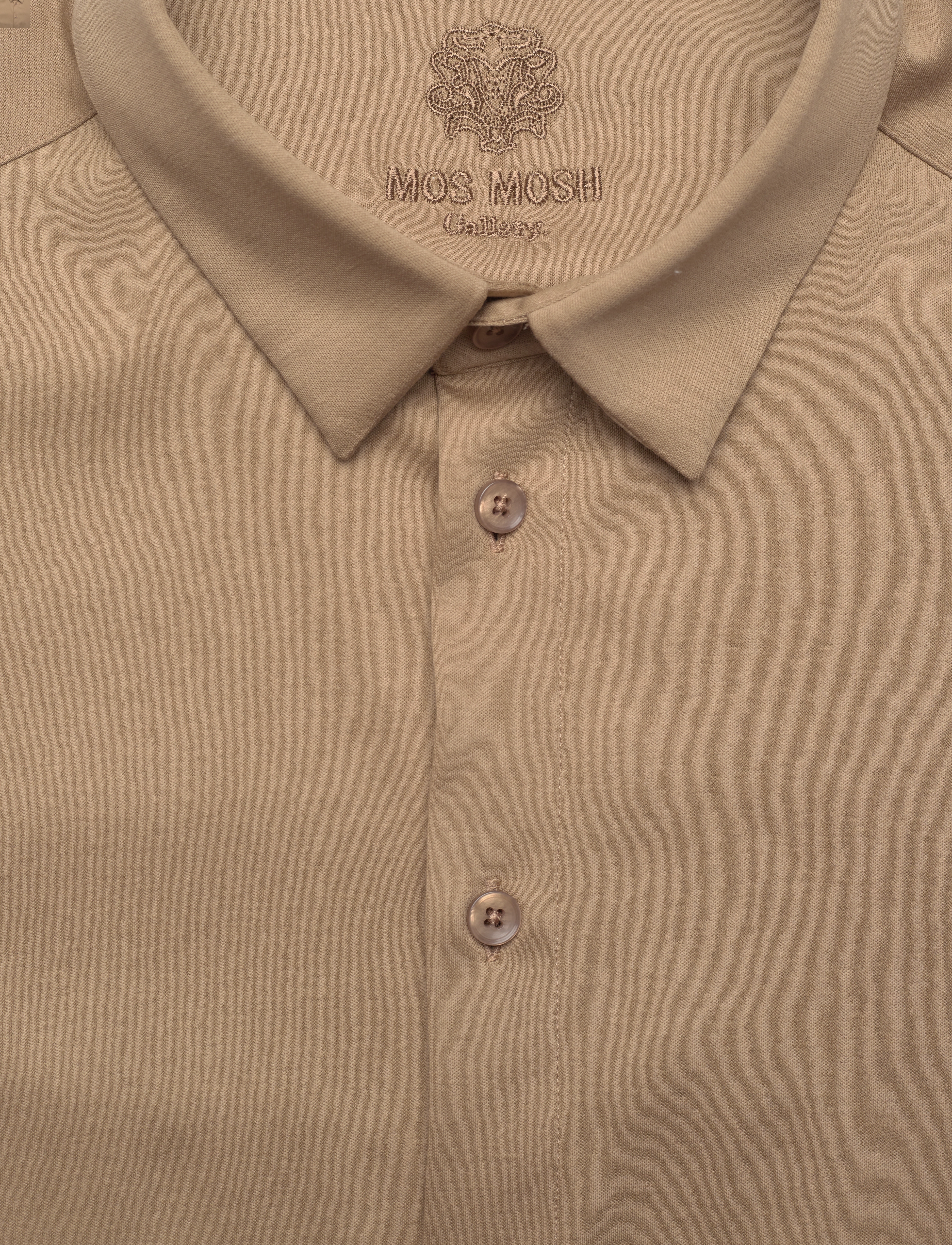 Mos Mosh Gallery - MMGMarco Jersey Shirt - business skjorter - new sand - 2