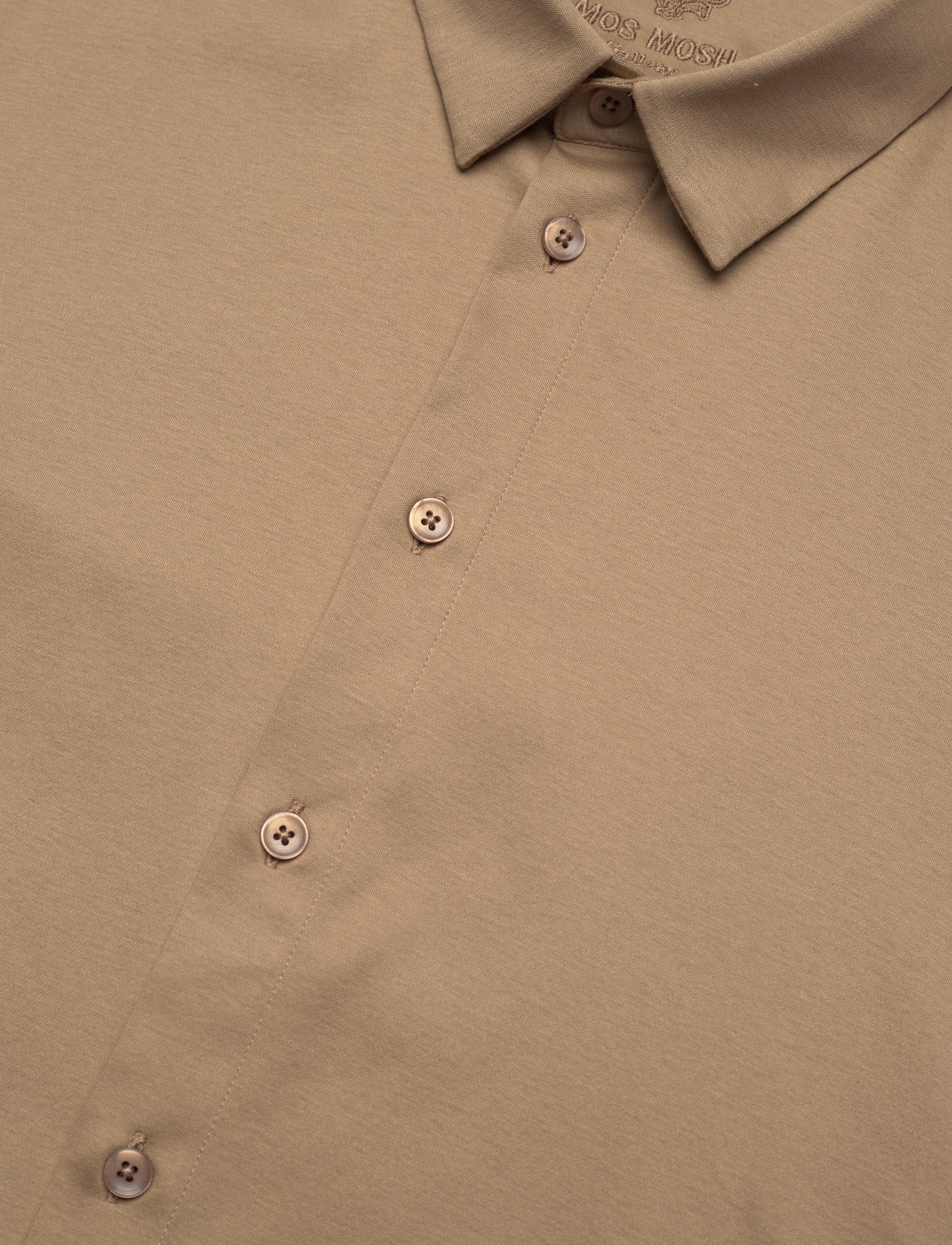 Mos Mosh Gallery - MMGMarco Jersey Shirt - business skjorter - new sand - 3