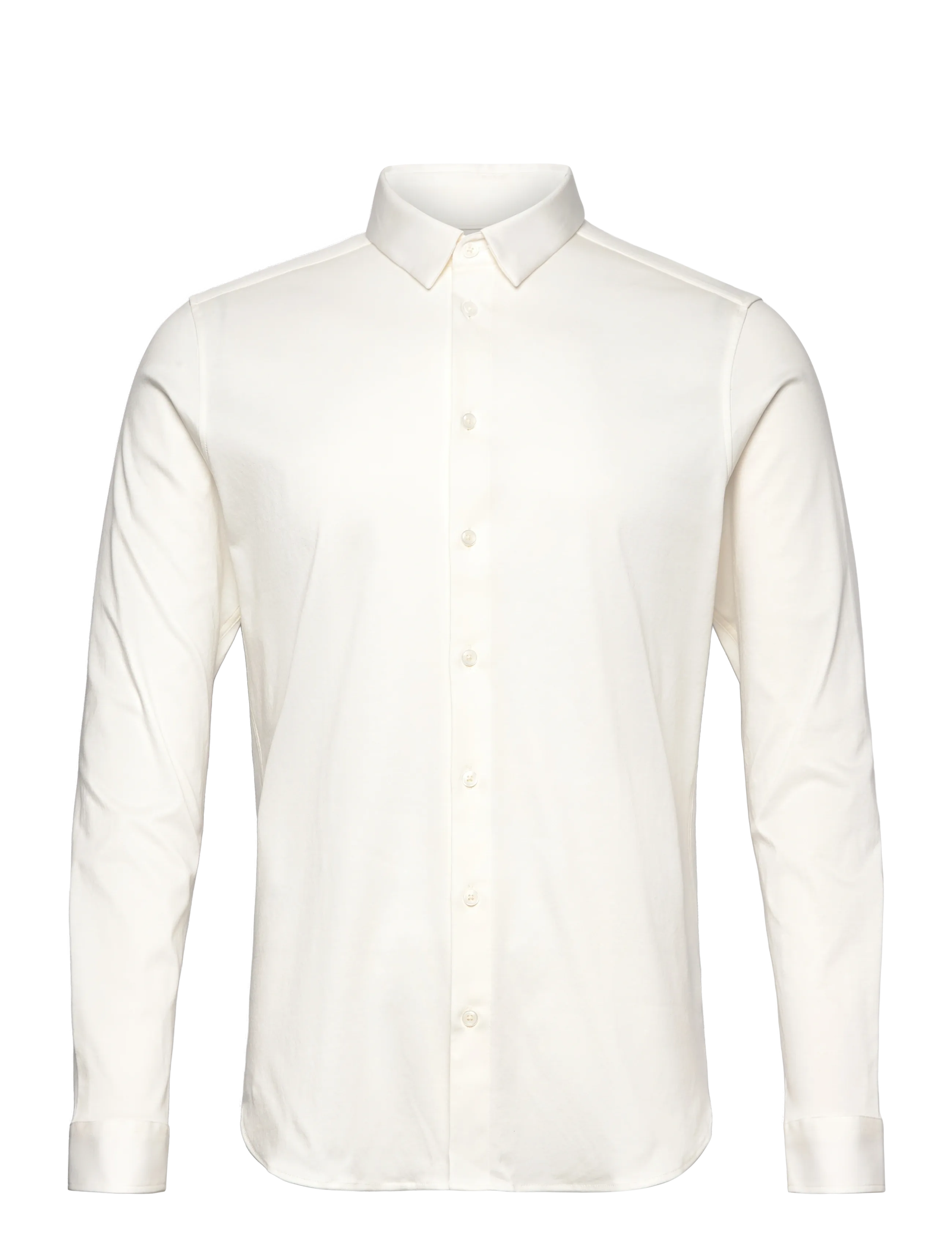 Mos Mosh Gallery MMGMarco Crunch Jersey Shirt - Skjortor - OFFWHITE / cream