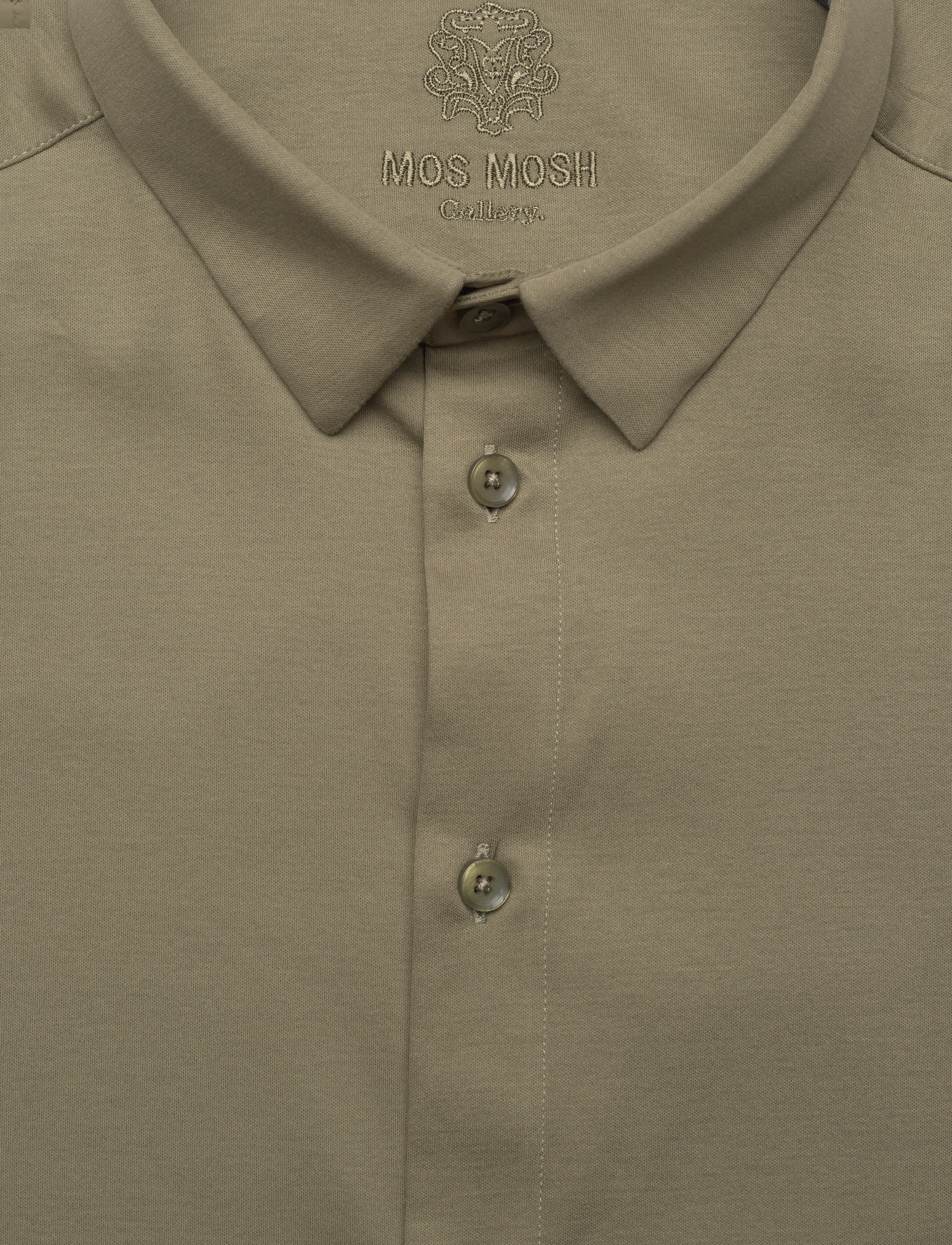 Mos Mosh Gallery - MMGMarco Jersey Shirt - business skjorter - olive tree - 2