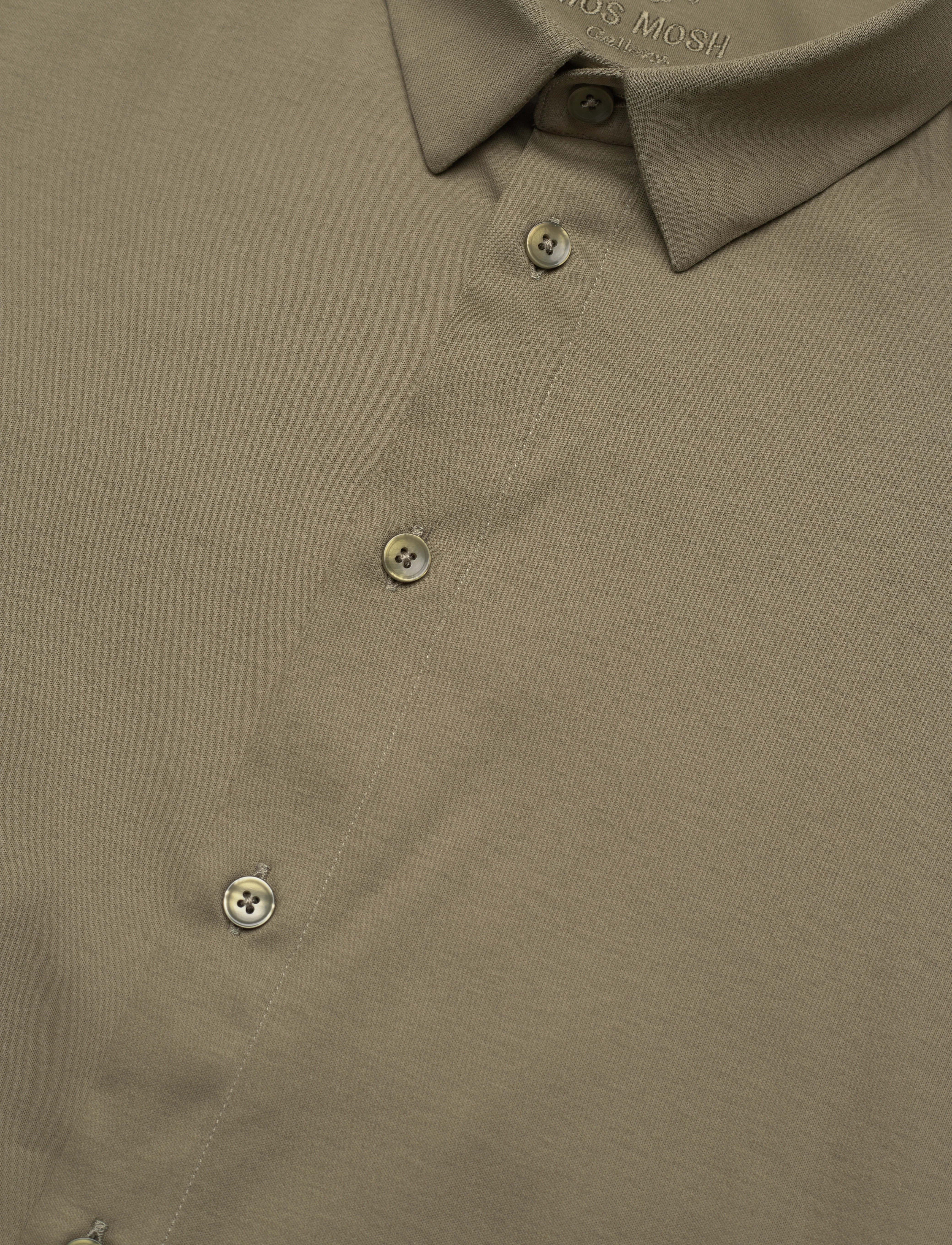 Mos Mosh Gallery - MMGMarco Jersey Shirt - business skjorter - olive tree - 3