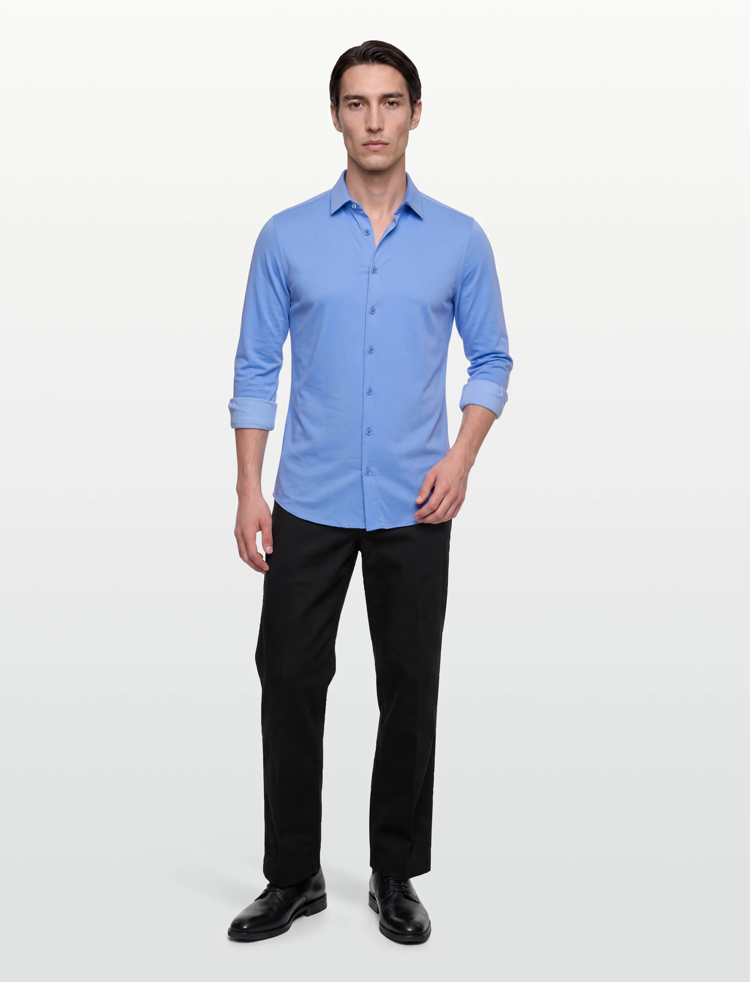 Mos Mosh Gallery MMGMarco Jersey Shirt - Skjorter - SILVER LAKE BLUE / blue