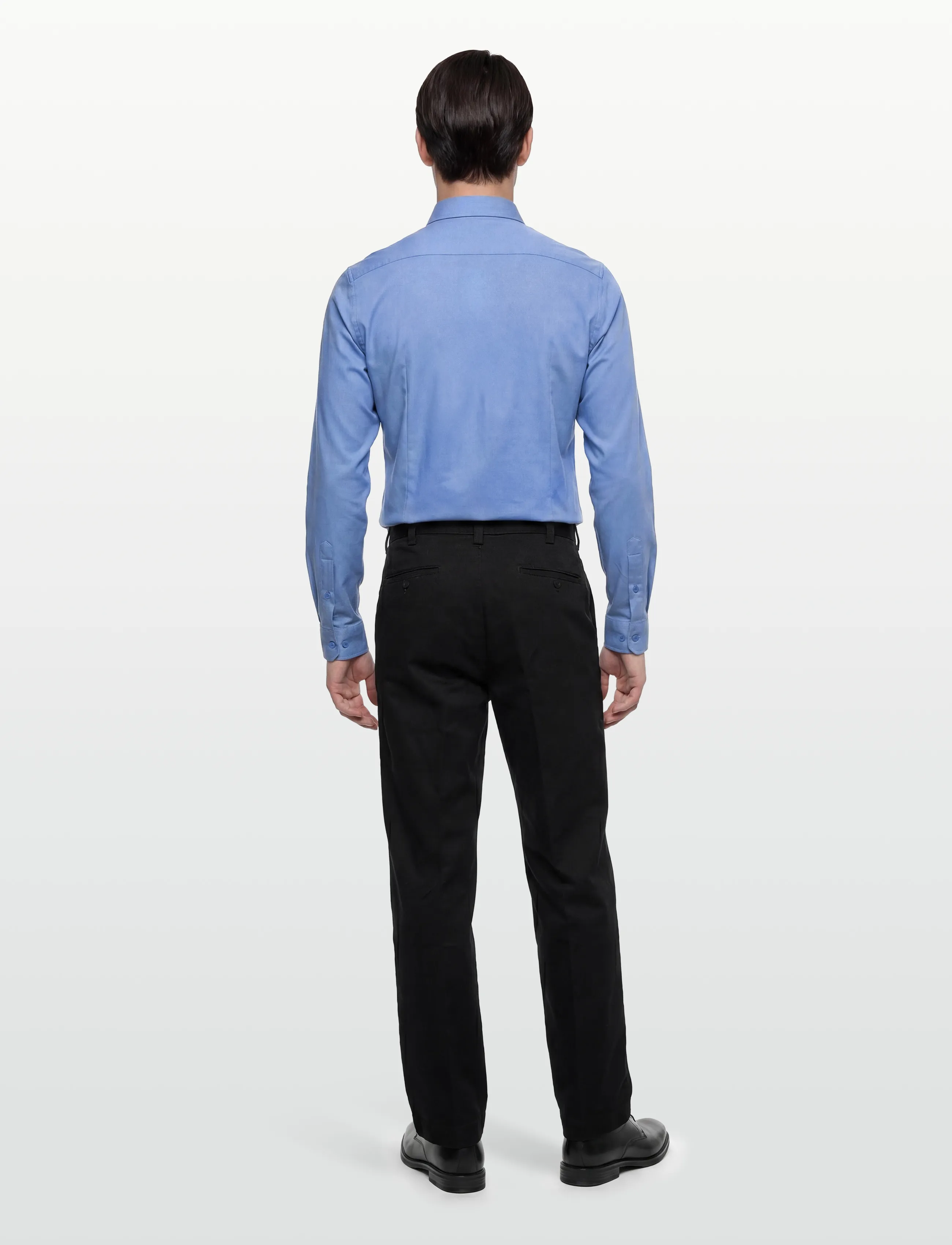 Mos Mosh Gallery - Marco Crunch Jersey Shirt - casual skjorter - silver lake blue - 4
