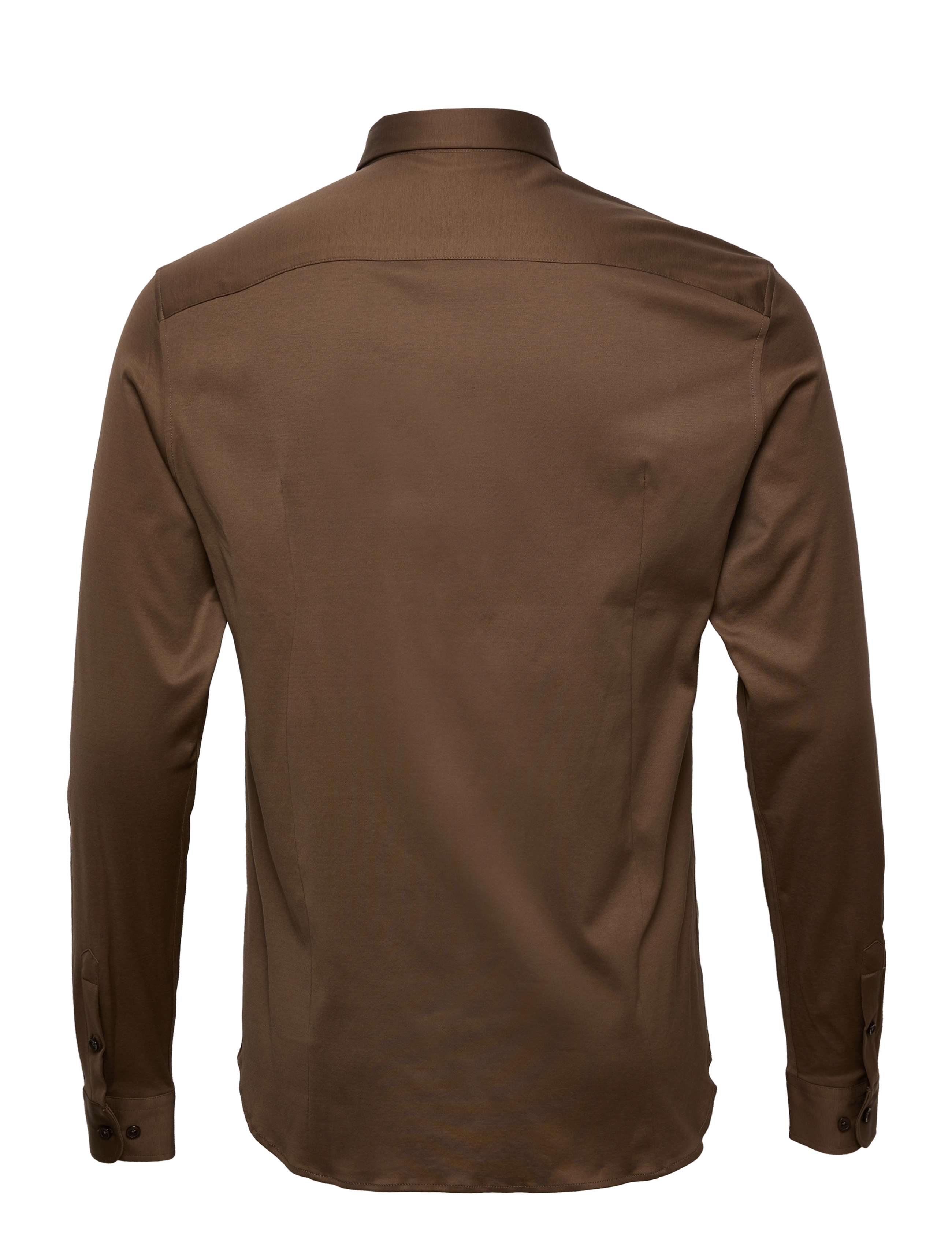 Mos Mosh Gallery - MMGMarco Jersey Shirt - business skjorter - toasted brown - 1