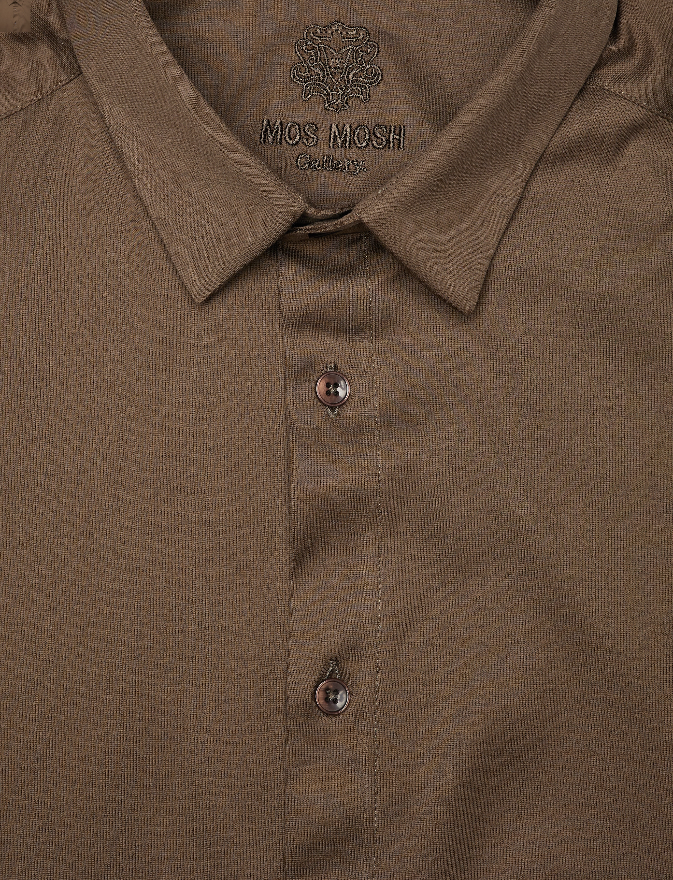 Mos Mosh Gallery - MMGMarco Jersey Shirt - business skjorter - toasted brown - 3