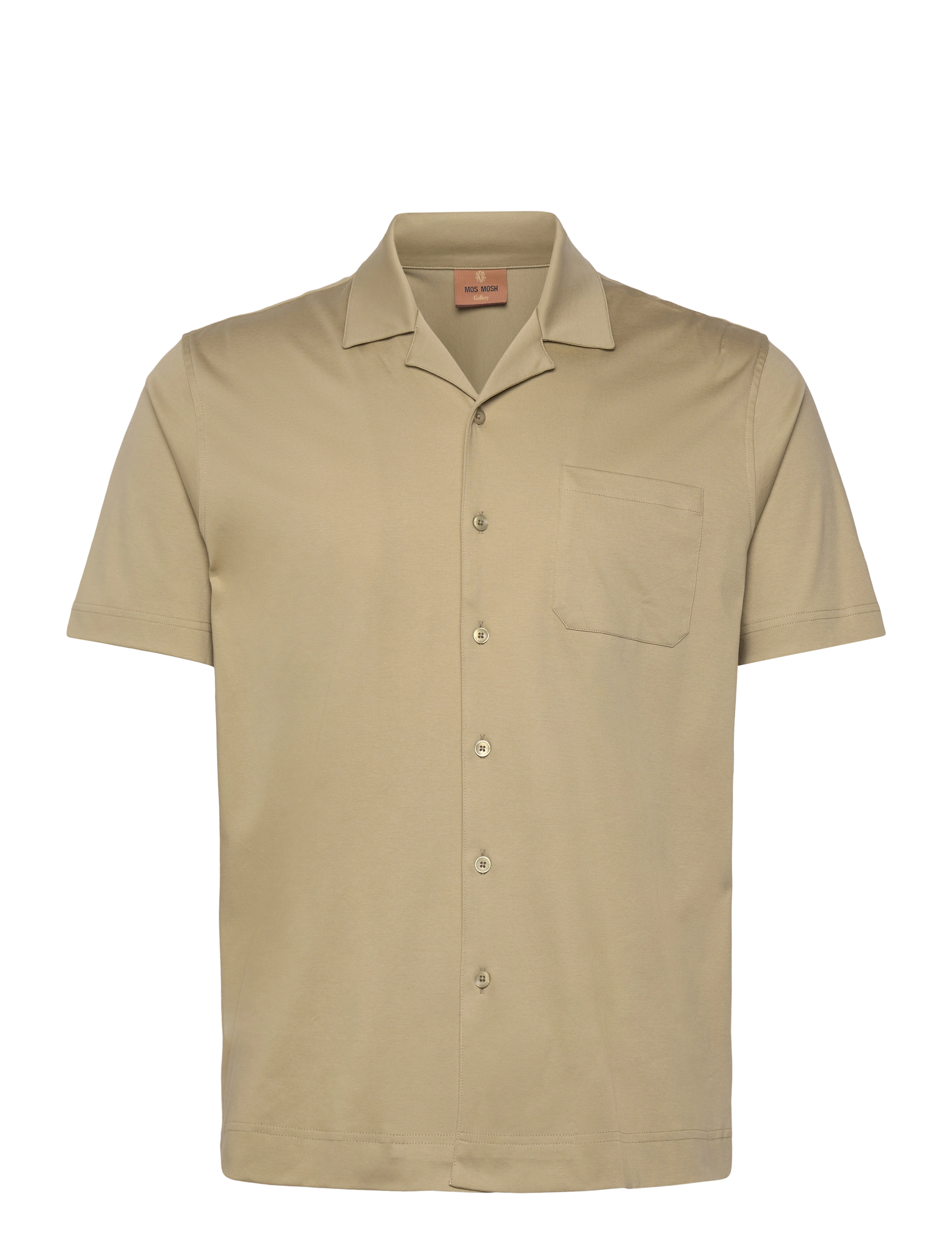 Mos Mosh Gallery MMGMarco Cuban SS Shirt - 4 for 3 - SAGE GREEN / green