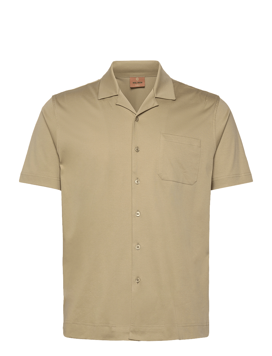 Mos Mosh Gallery - MMGMarco Cuban SS Shirt - sage green - 0