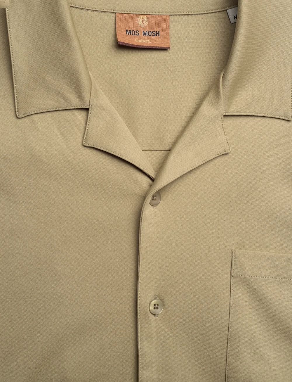 Mos Mosh Gallery - MMGMarco Cuban SS Shirt - kurzarmhemden - sage green - 2