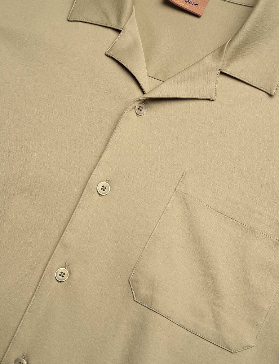 Mos Mosh Gallery - MMGMarco Cuban SS Shirt - sage green - 3