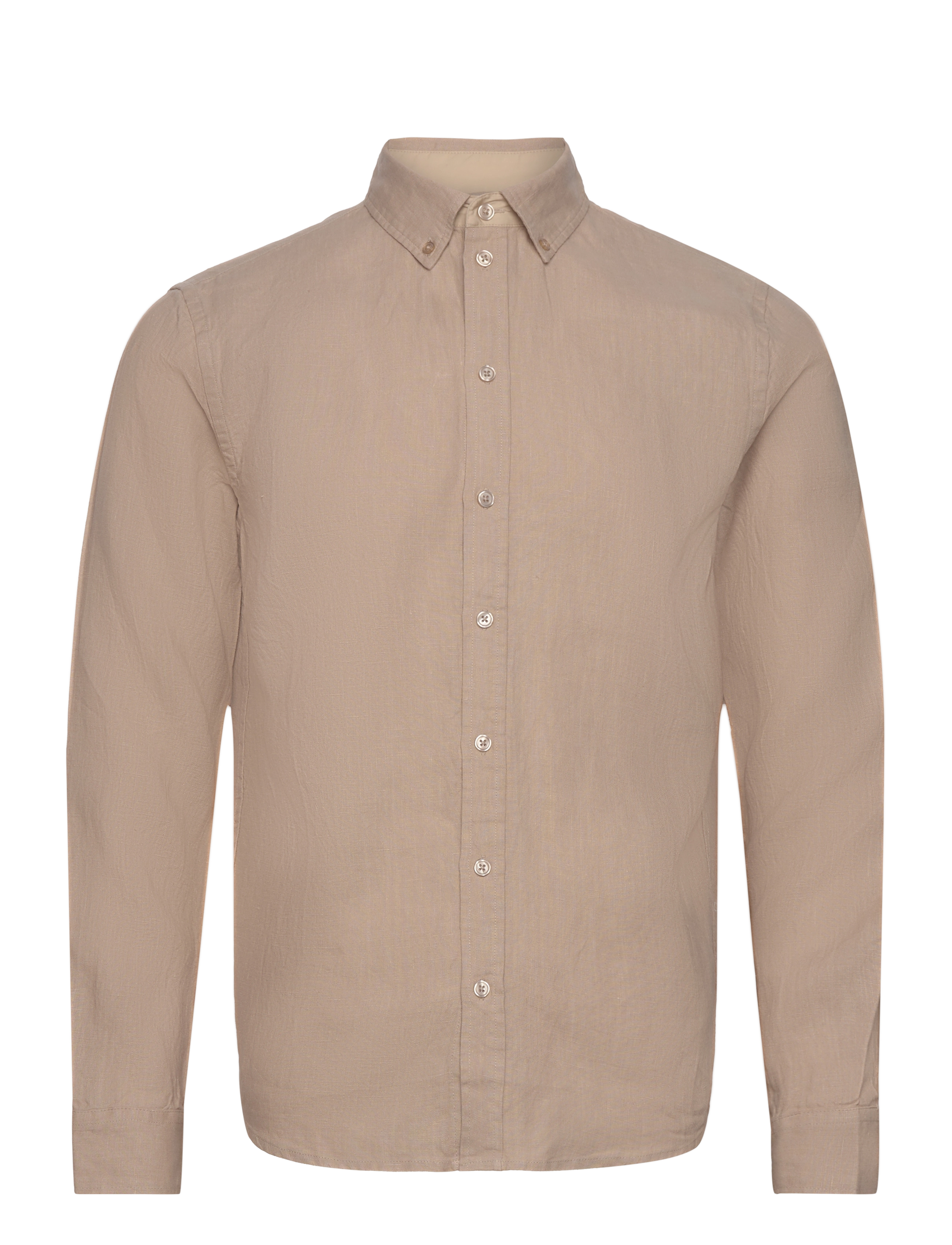 Mos Mosh Gallery - MMGTheo Linen Shirt - leinenhemden - cold kit melange - 1
