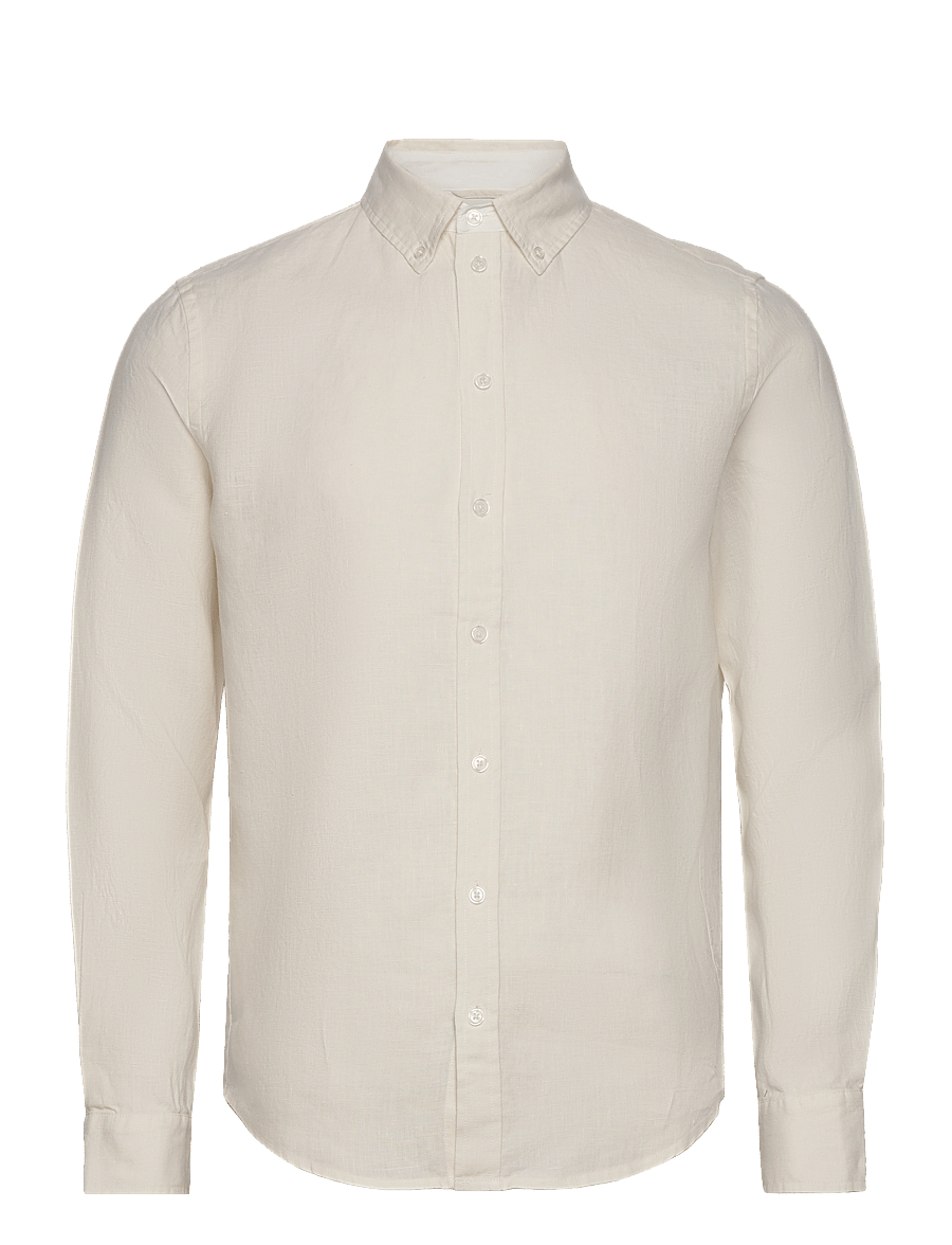 Mos Mosh Gallery - MMGTheo Linen Shirt - lina krekli - ecru - 1
