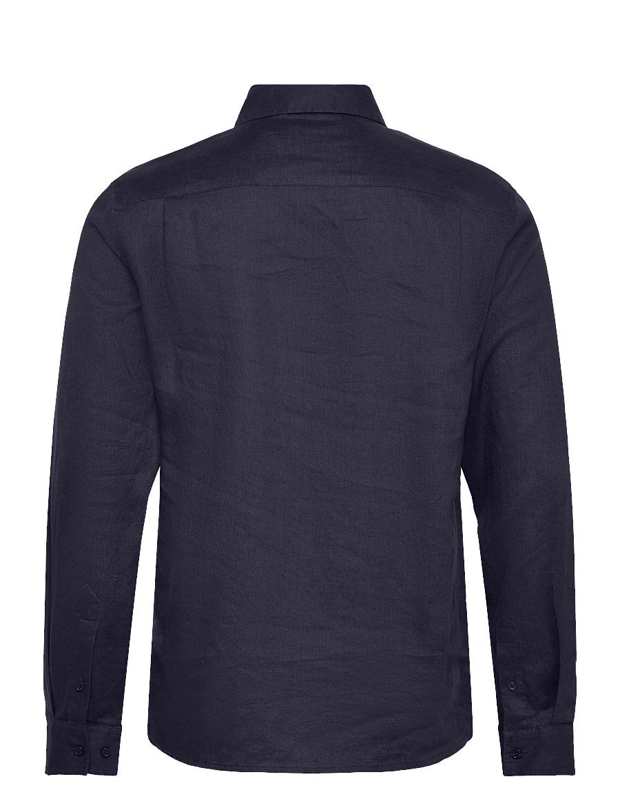 Mos Mosh Gallery - MMGTheo Linen Shirt - leinenhemden - navy - 2