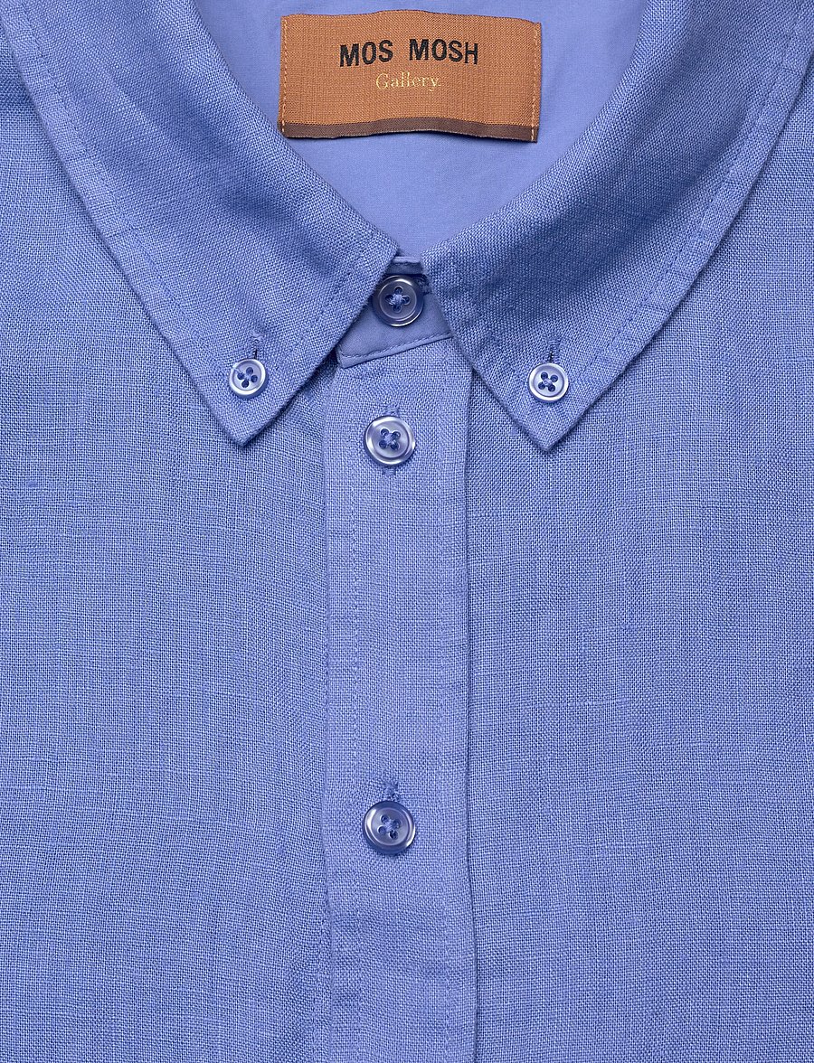 Mos Mosh Gallery - MMGTheo Linen Shirt - leinenhemden - silver lake blue - 2