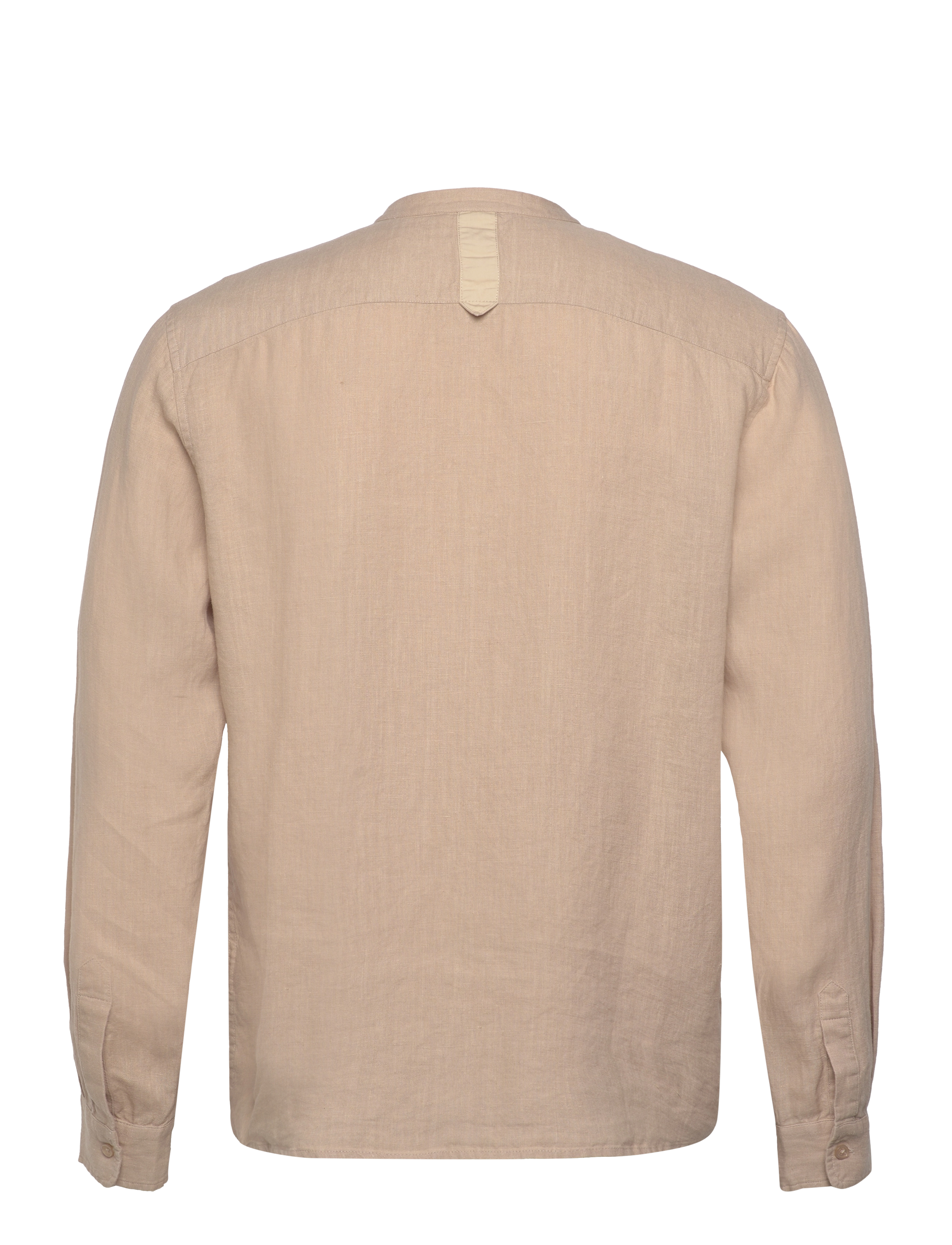 Mos Mosh Gallery - MMGTheo Linen Stand Shirt - cold kit melange - 1