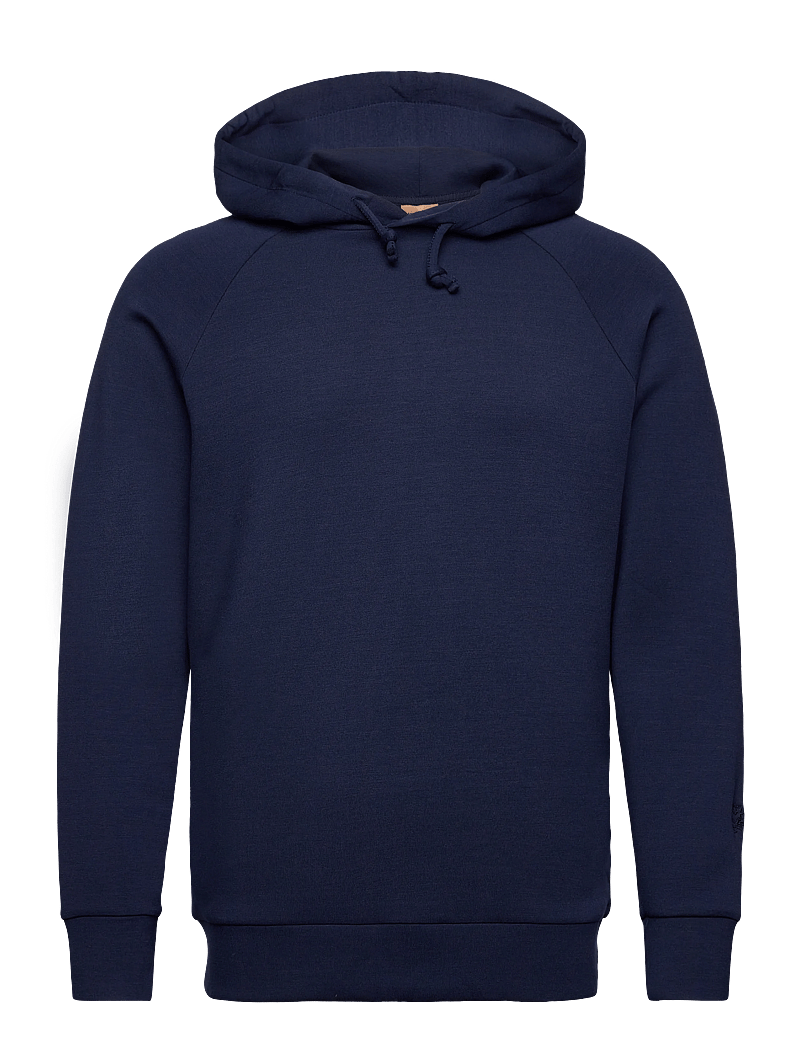 Mos Mosh Gallery - MMGAbel Hood Sweat - kapuutsiga dressipluusid - indigo blue - 0