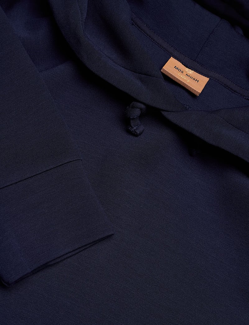 Mos Mosh Gallery - MMGAbel Hood Sweat - kapuutsiga dressipluusid - indigo blue - 2