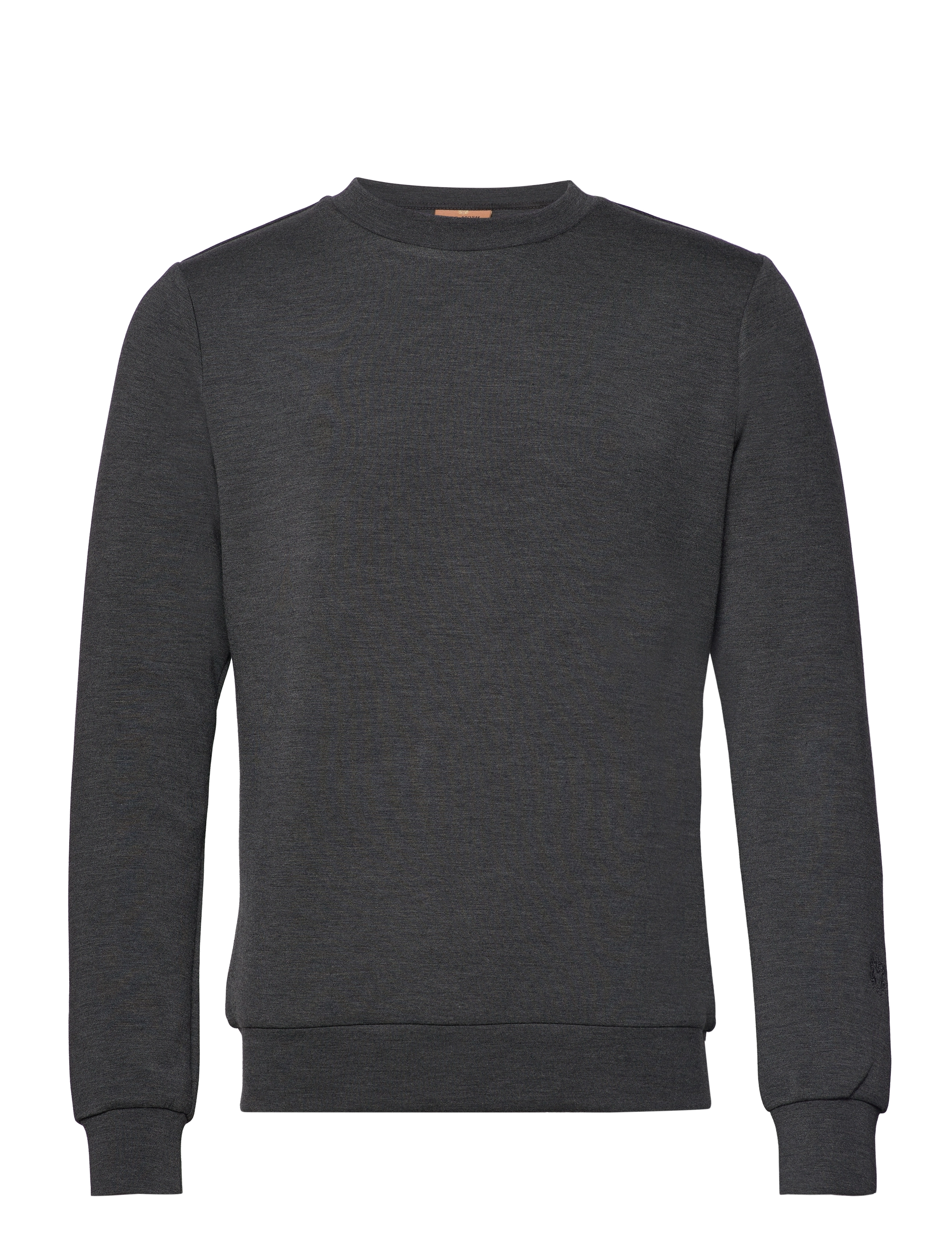 Mos Mosh Gallery - MMGAbel Crew Neck Sweat - antracite melange - 1