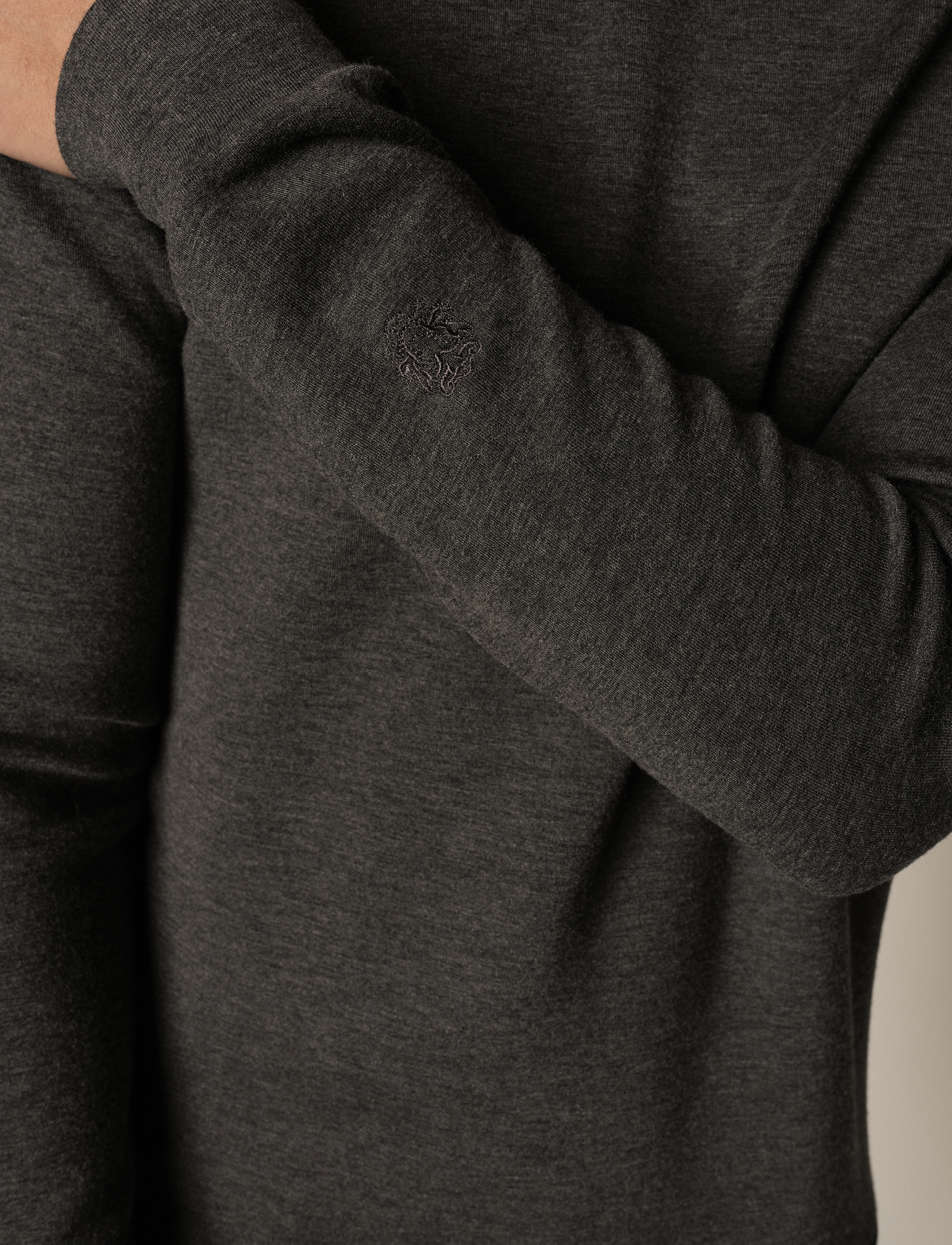 Mos Mosh Gallery - MMGAbel Crew Neck Sweat - antracite melange - 3