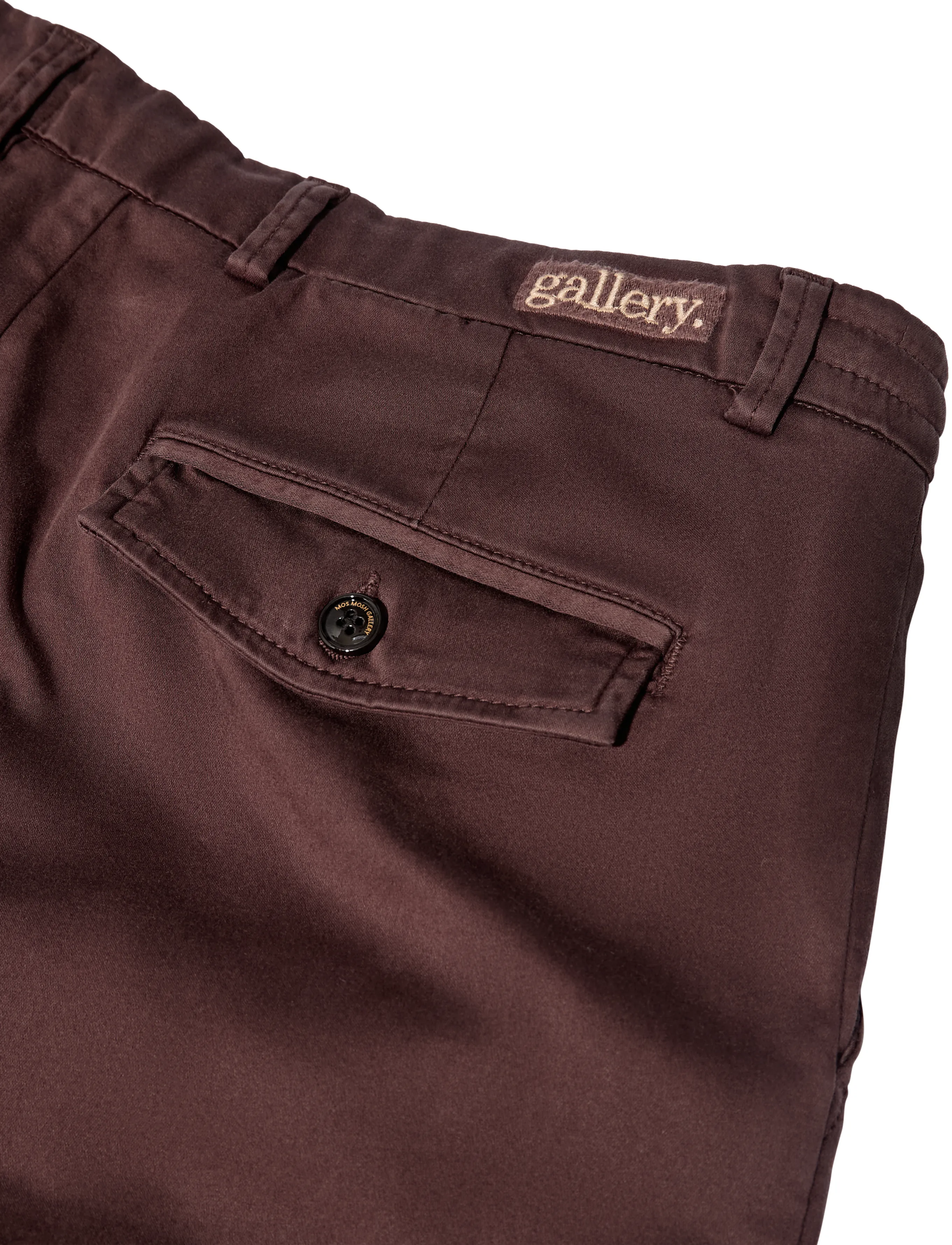 Mos Mosh Gallery - MMGHunt Soft String Pant - casual trousers - black coffee - 2