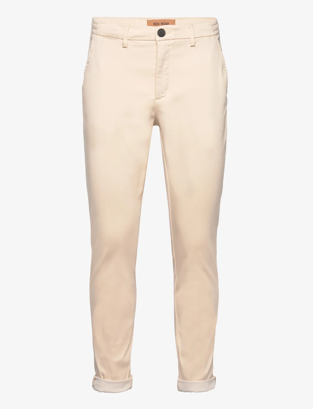 Mos Mosh Gallery - MMGHunt Soft String Pant - casual bukser - ecru - 0