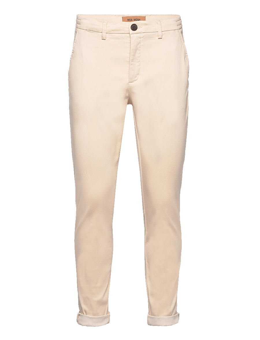 Mos Mosh Gallery - MMGHunt Soft String Pant - freizeithosen - ecru - 0
