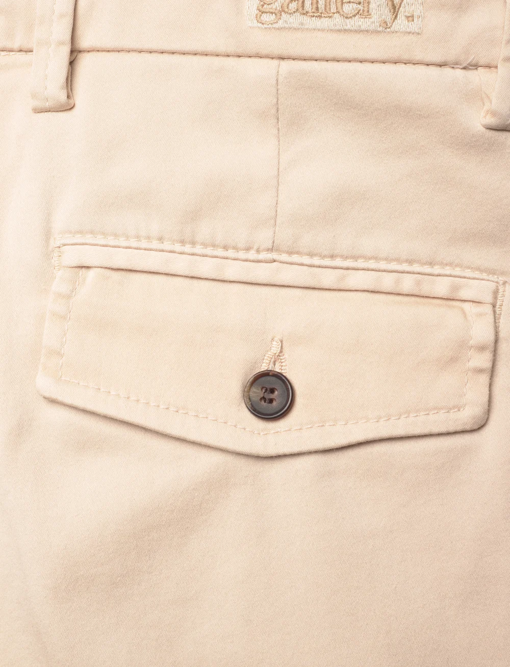 Mos Mosh Gallery - MMGHunt Soft String Pant - casual bukser - ecru - 4