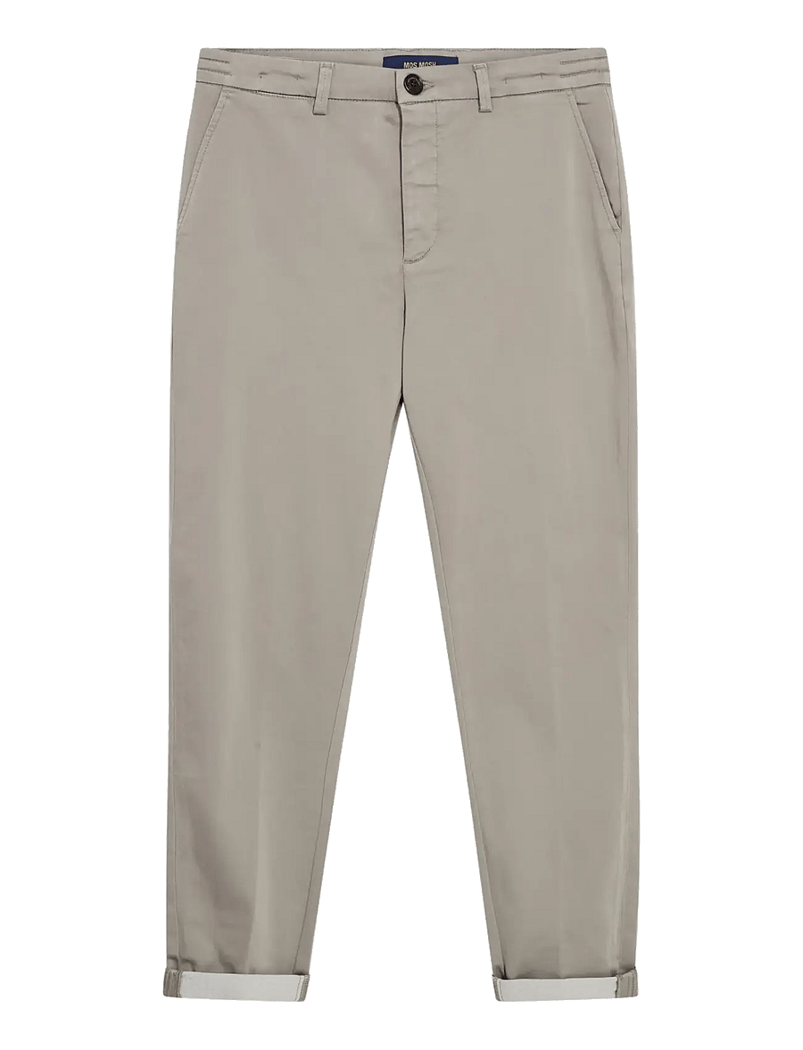 Mos Mosh Gallery - MMGHunt Soft String Pant - chino-püksid - ghost gray - 0