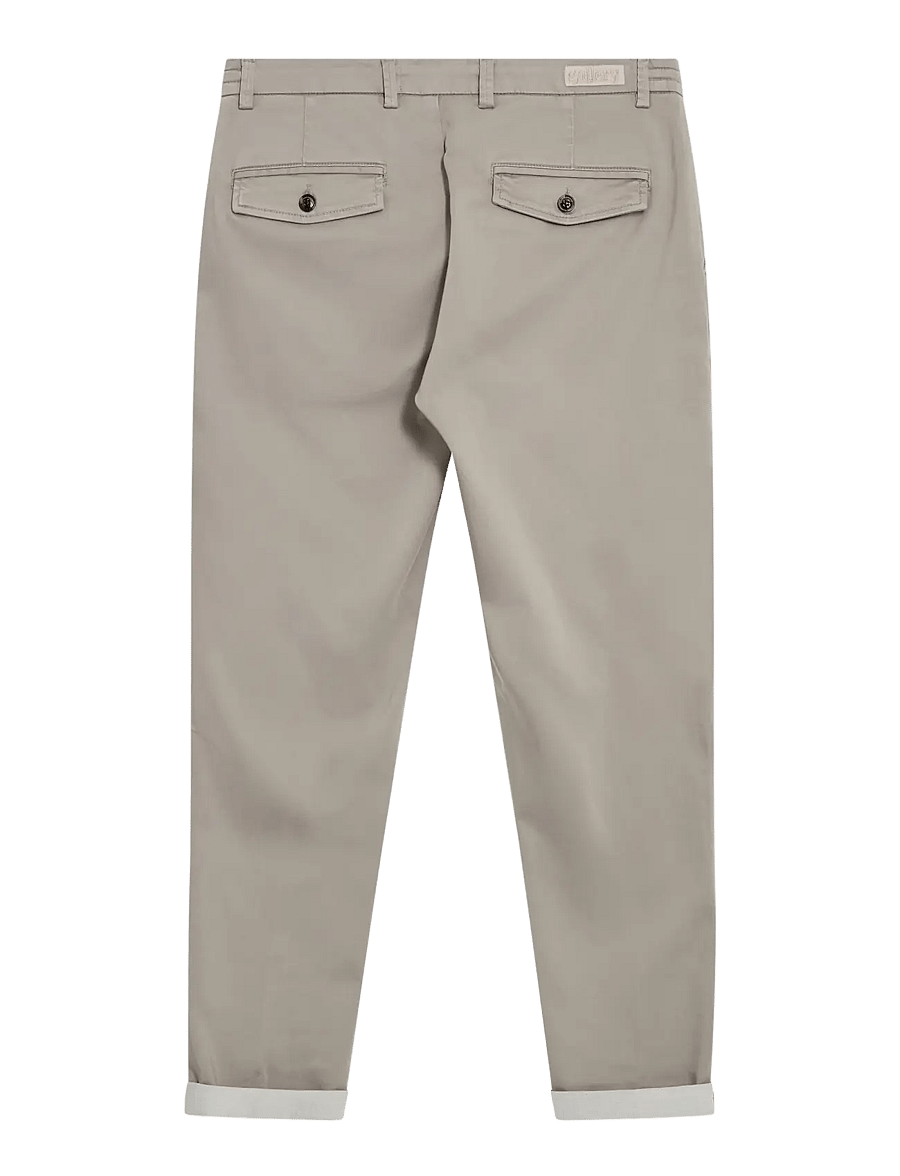 Mos Mosh Gallery - MMGHunt Soft String Pant - chino-püksid - ghost gray - 1