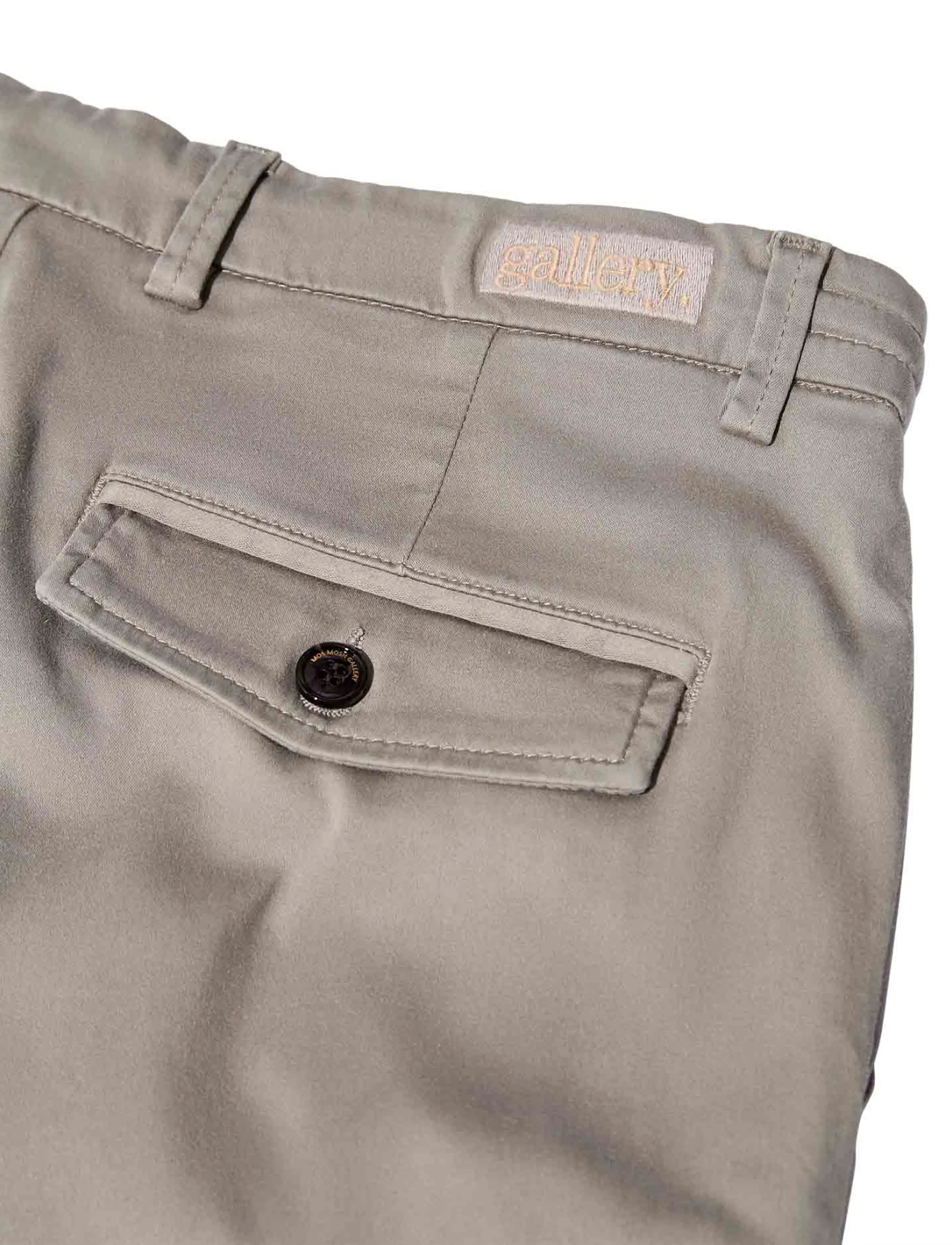 Mos Mosh Gallery - MMGHunt Soft String Pant - chino-püksid - ghost gray - 2