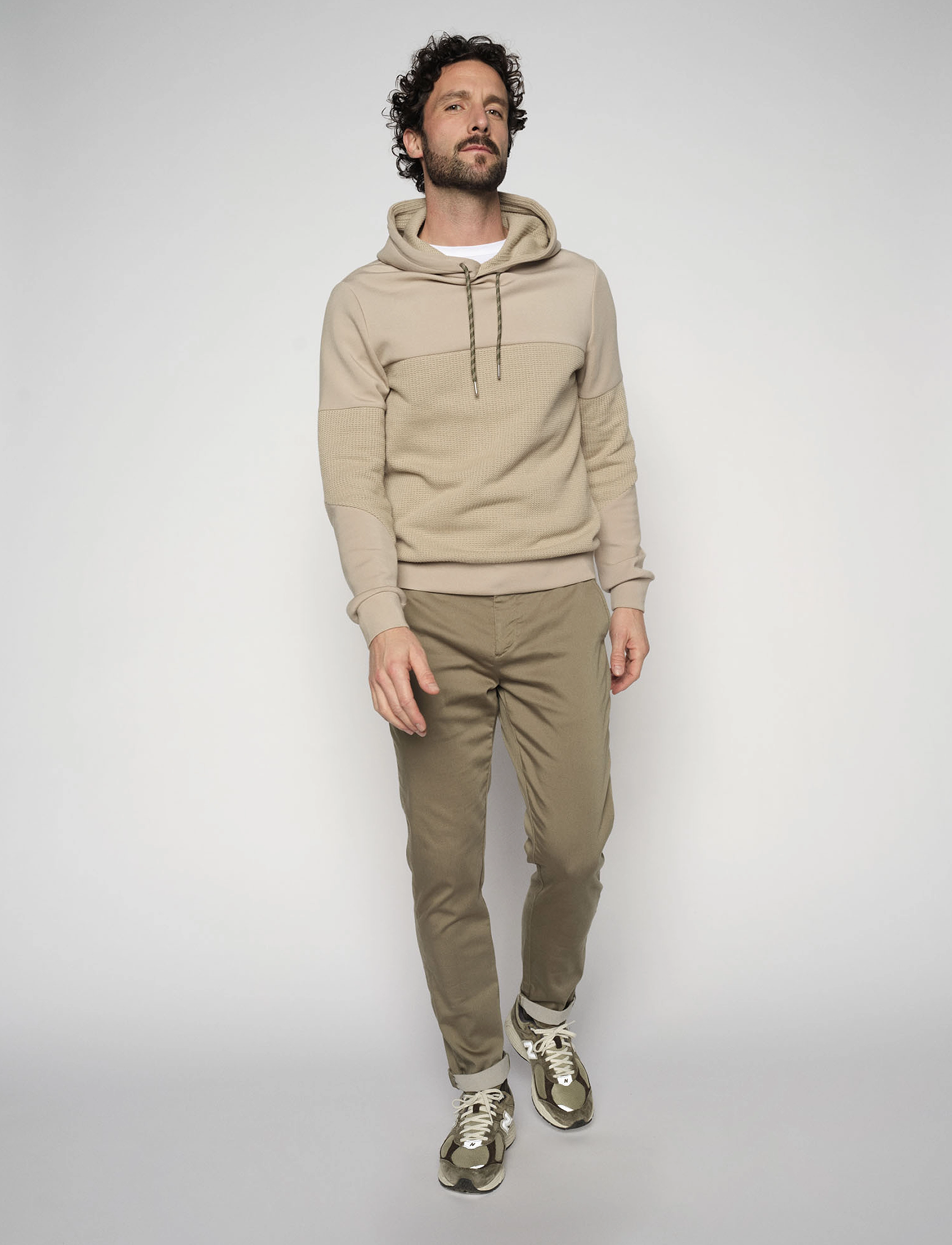 Mos Mosh Gallery Mmghunt Soft String Pant, 29, Khaki green, Bukser > Chinos, Herre