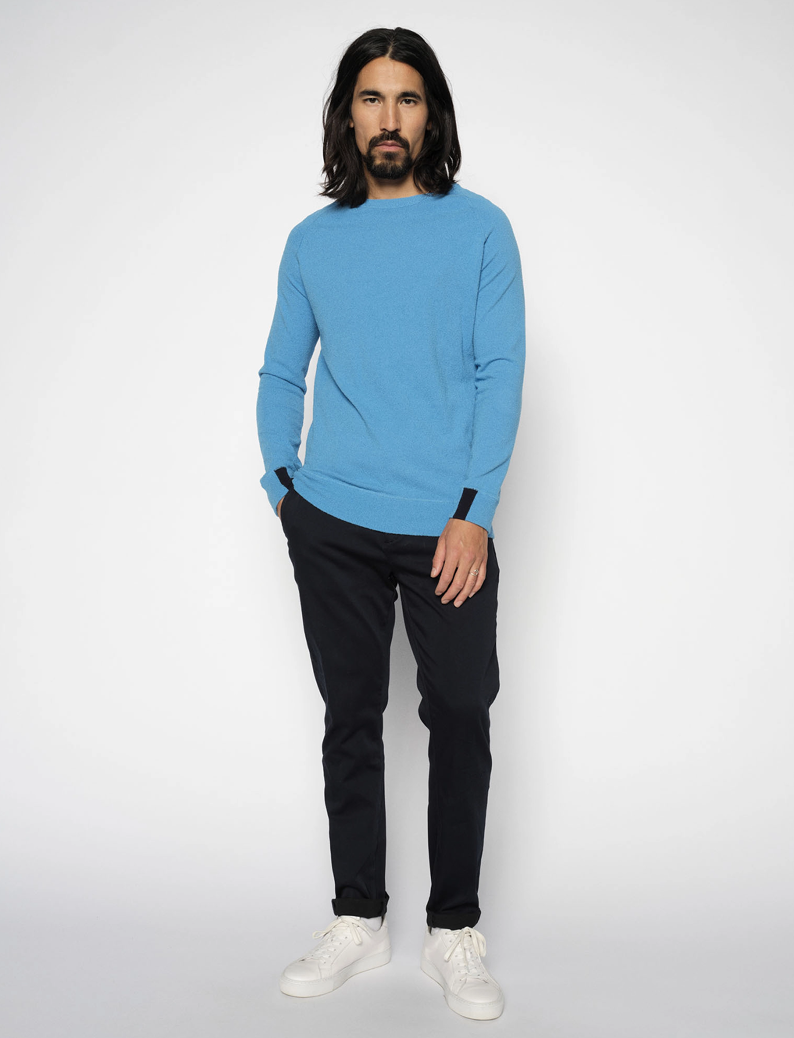 Mos Mosh Gallery MMGHunt Soft String Pant - Püksid - NAVY / blue