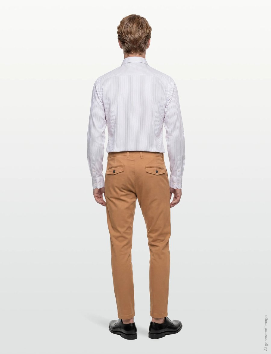 Mos Mosh Gallery - MMGHunt Soft String Pant - freizeithosen - toasted coconut - 4