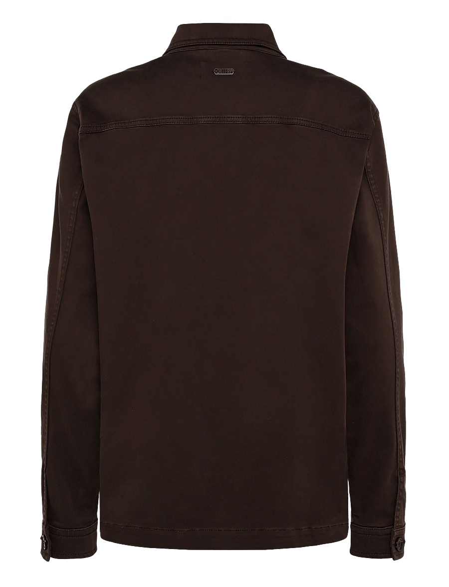 Mos Mosh Gallery - MMGMatteo Soft Overshirt - osta olukorra järgi - black coffee - 2