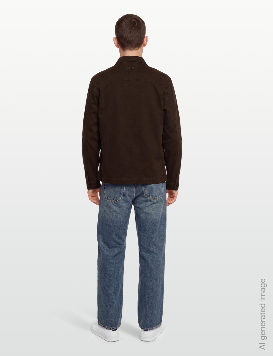 Mos Mosh Gallery - MMGMatteo Soft Overshirt - osta olukorra järgi - black coffee - 4