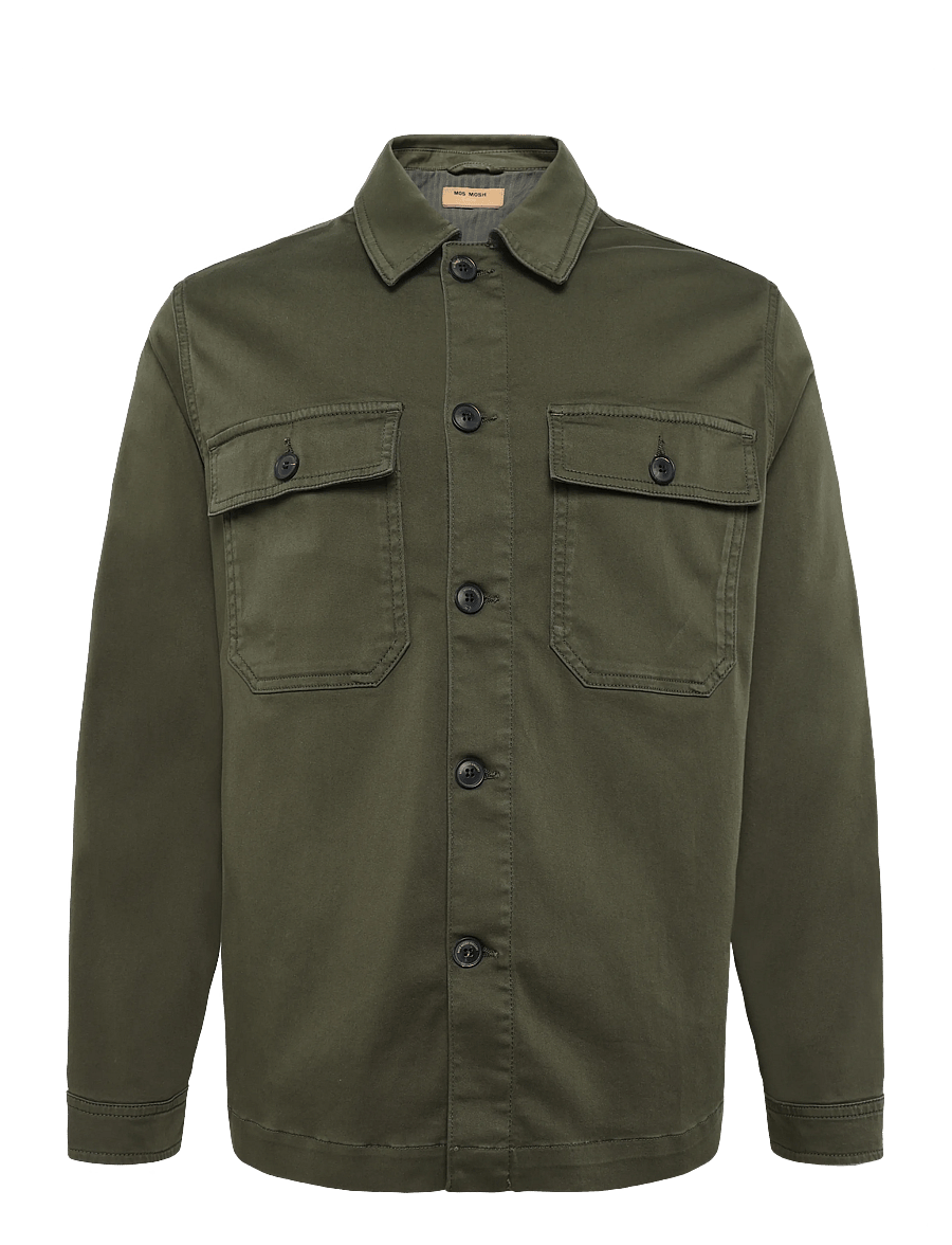 Mos Mosh Gallery - MMGMatteo Soft Overshirt - Überhemden - forest night - 0