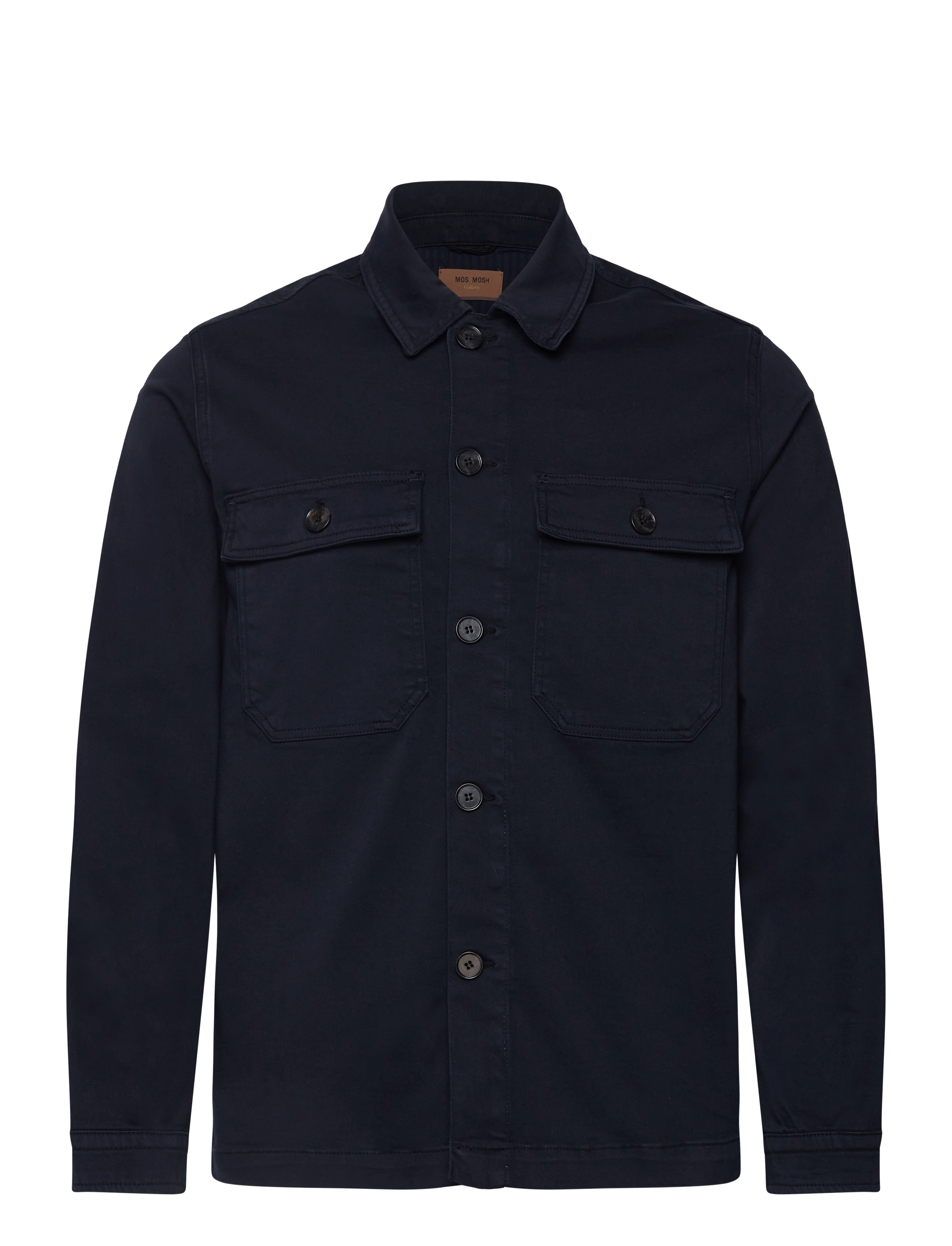 Mos Mosh Gallery Mmgmatteo Soft Overshirt, L, Oberteile, Marineblau - Overshirts, Männerswear