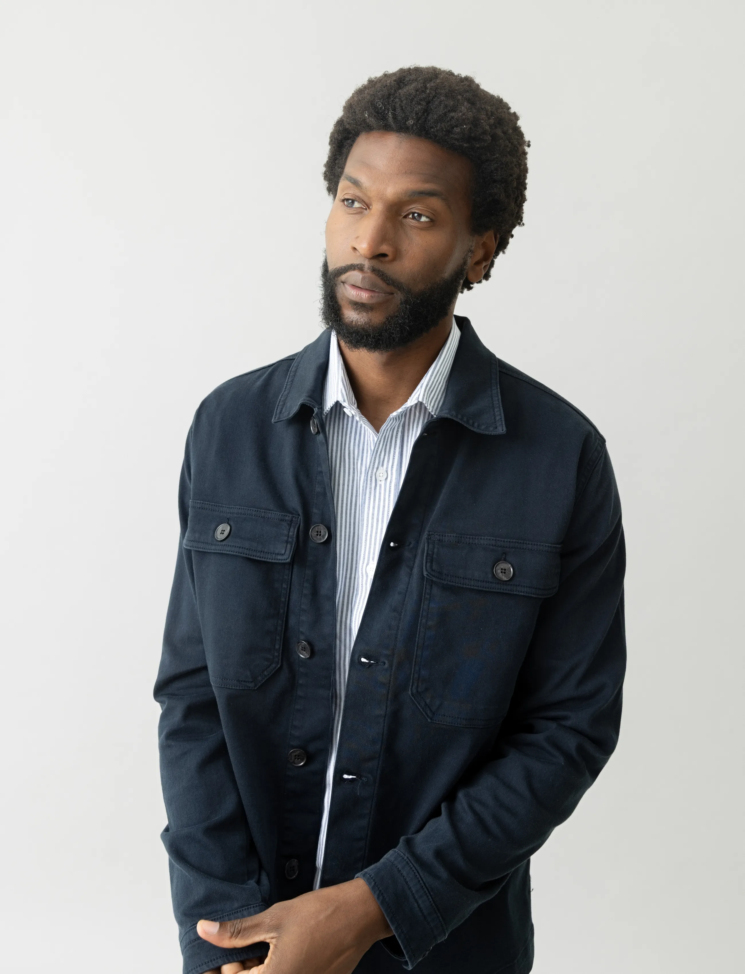 Mos Mosh Gallery Mmgmatteo Soft Overshirt overshirts herr – bild 2